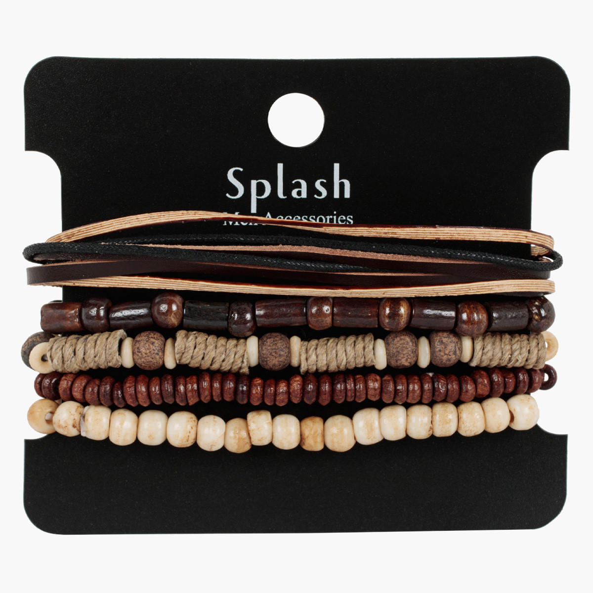 Beaded Bracelets- Set of 5-men-watchesandjewellery-bracelets-image-1