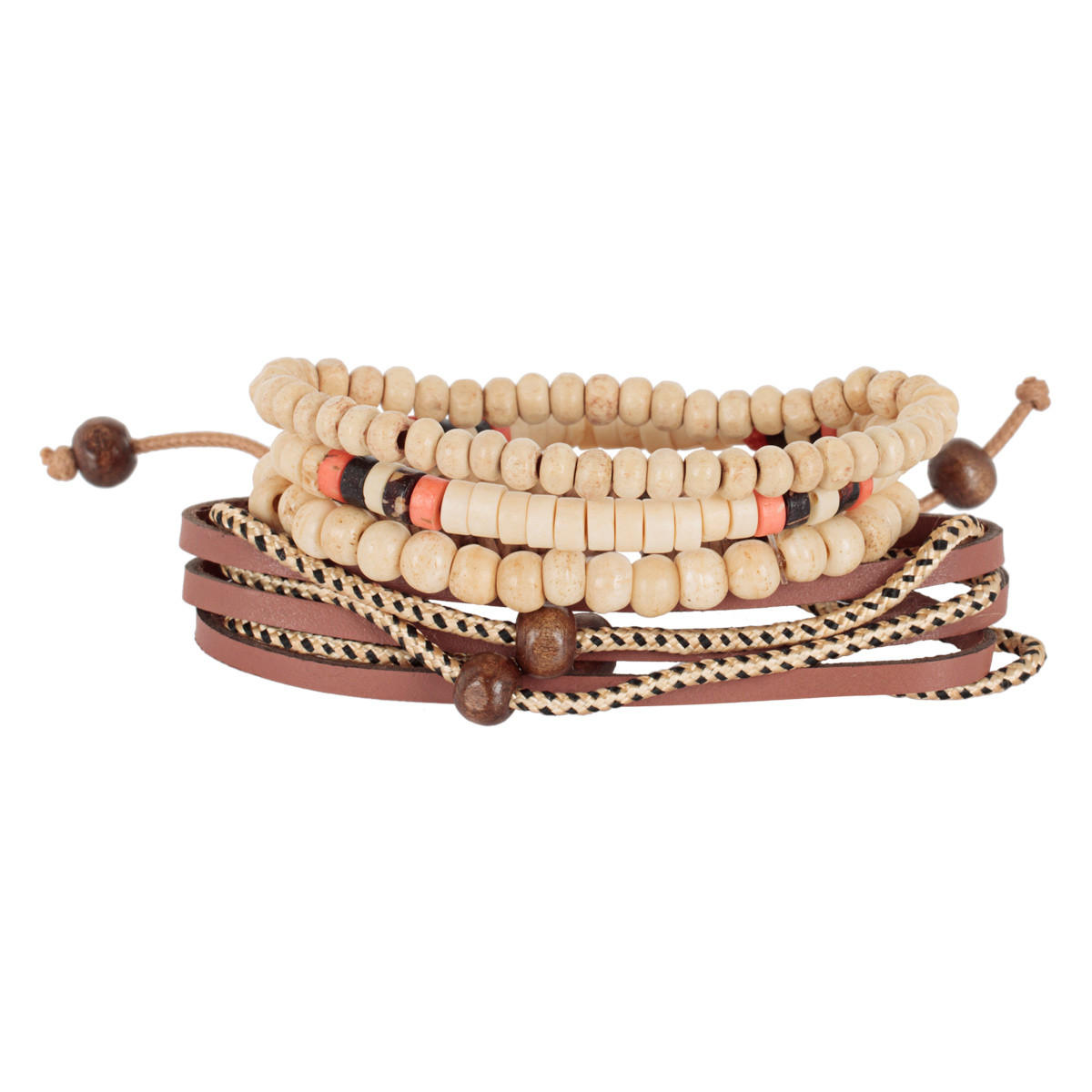Beaded Bracelets- Set of 4-men-watchesandjewellery-bracelets-image-1