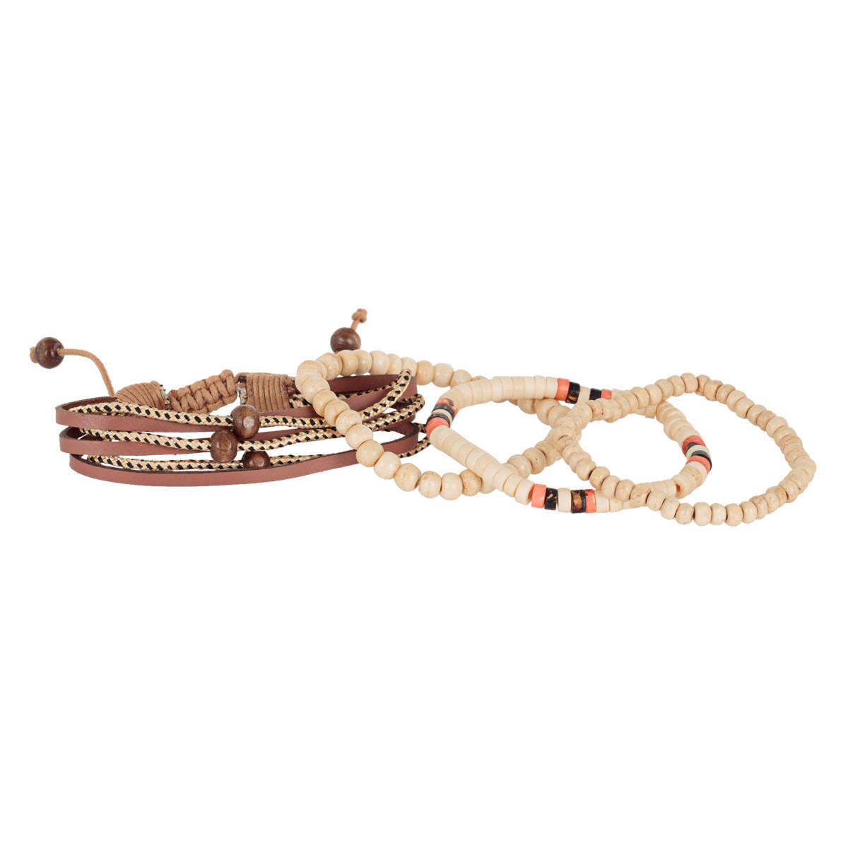 Beaded Bracelets- Set of 4-men-watchesandjewellery-bracelets-image-2