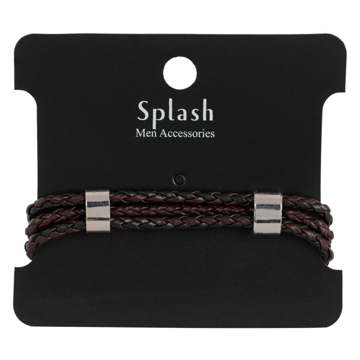 Leather Cord Bracelet-men-watchesandjewellery-bracelets-image-1