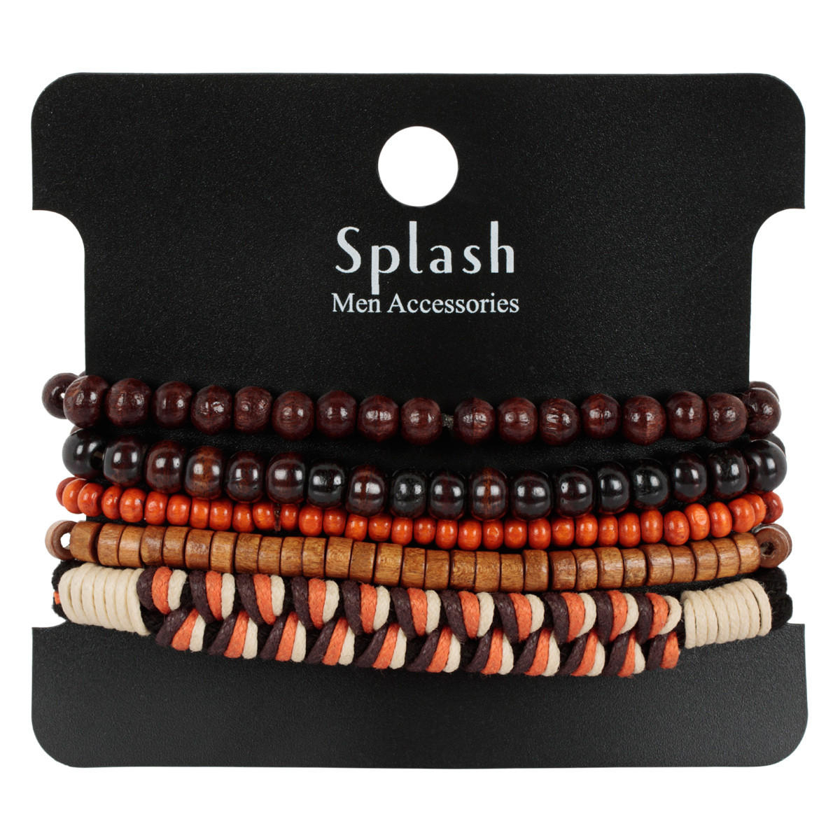 Beaded Bracelets- Set of 5-men-watchesandjewellery-bracelets-image-3