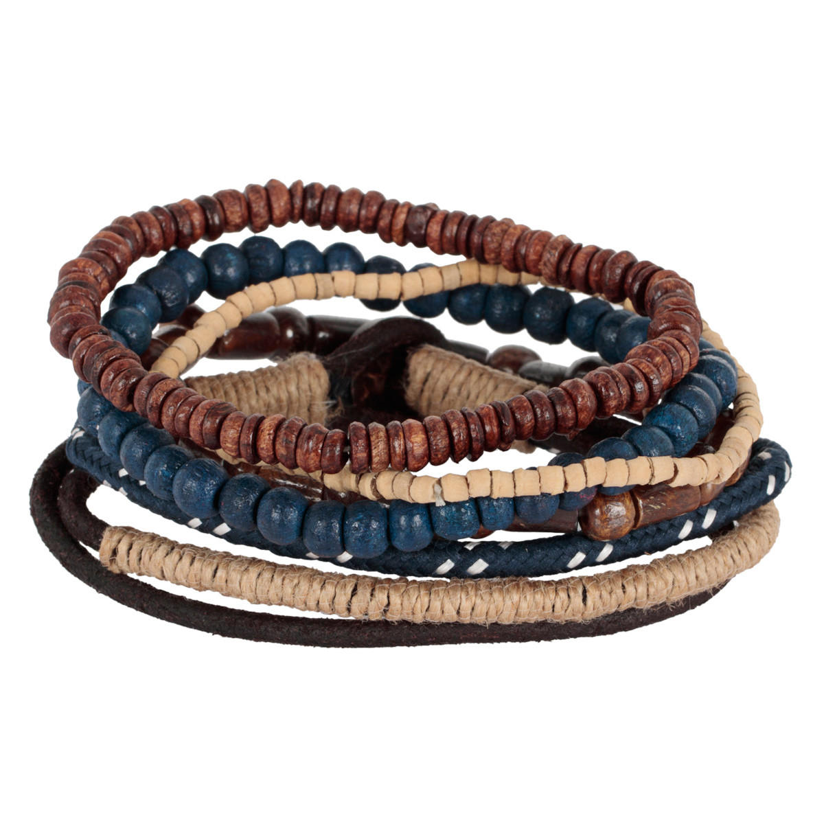 Beaded Bracelets- Set of 5-men-watchesandjewellery-bracelets-image-1