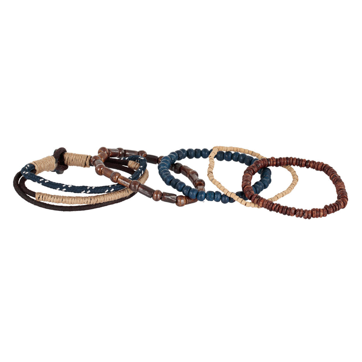 Beaded Bracelets- Set of 5-men-watchesandjewellery-bracelets-image-2