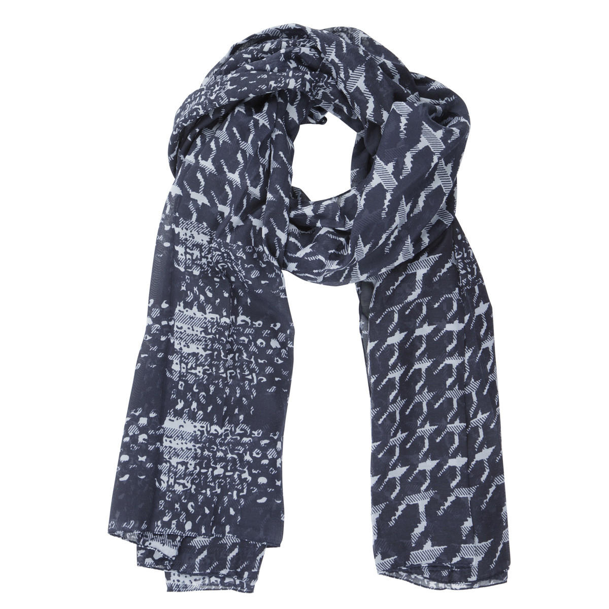Houndstooth Printed Scarf-women-clothingaccessories-scarves-image-1