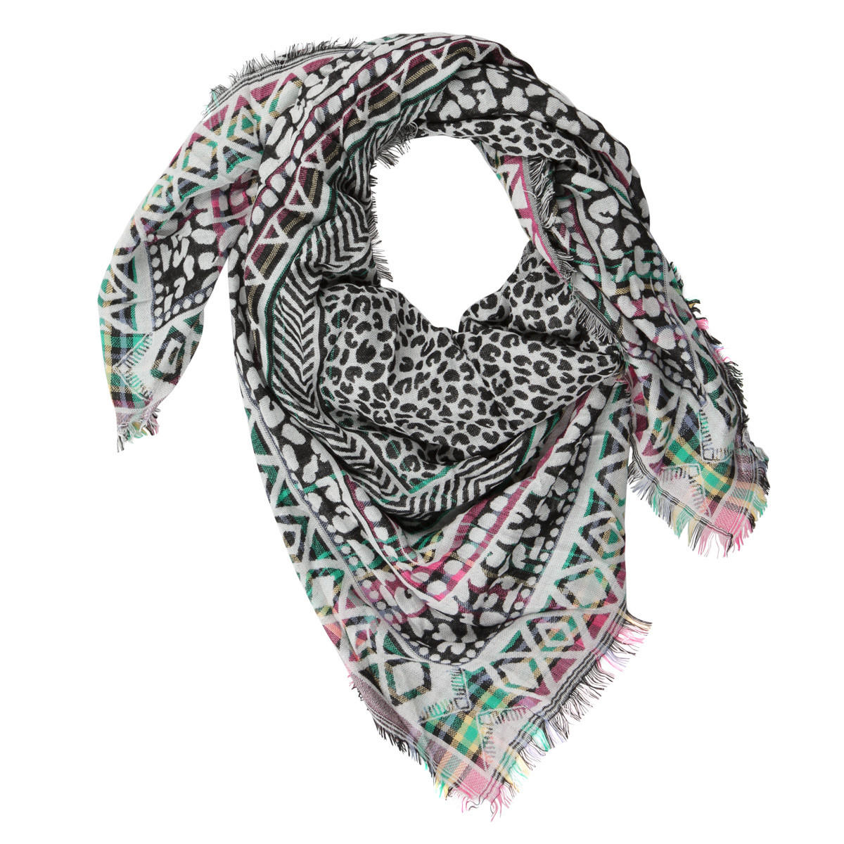 Animal Printed Square Scarf-women-clothingaccessories-scarves-image-1