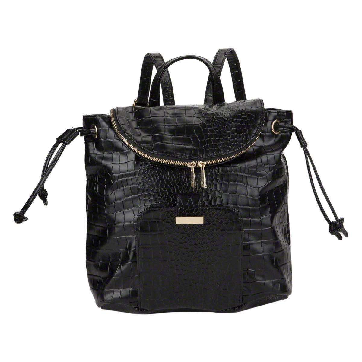 Crocodile Texture Backpack-women-bagsandwallets-handbags-image-1