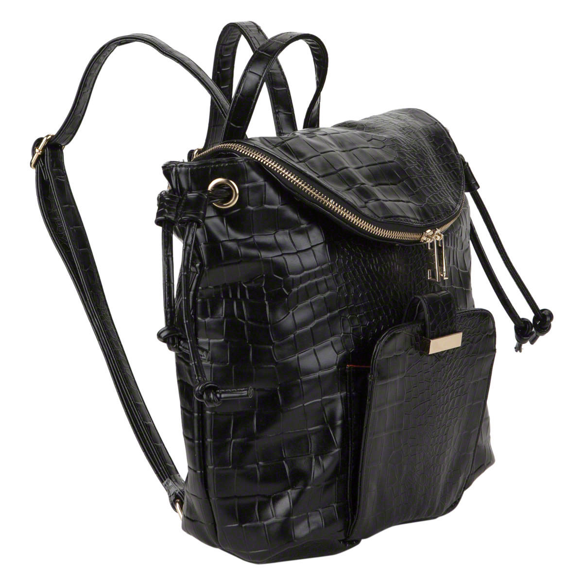 Crocodile Texture Backpack-women-bagsandwallets-handbags-image-2