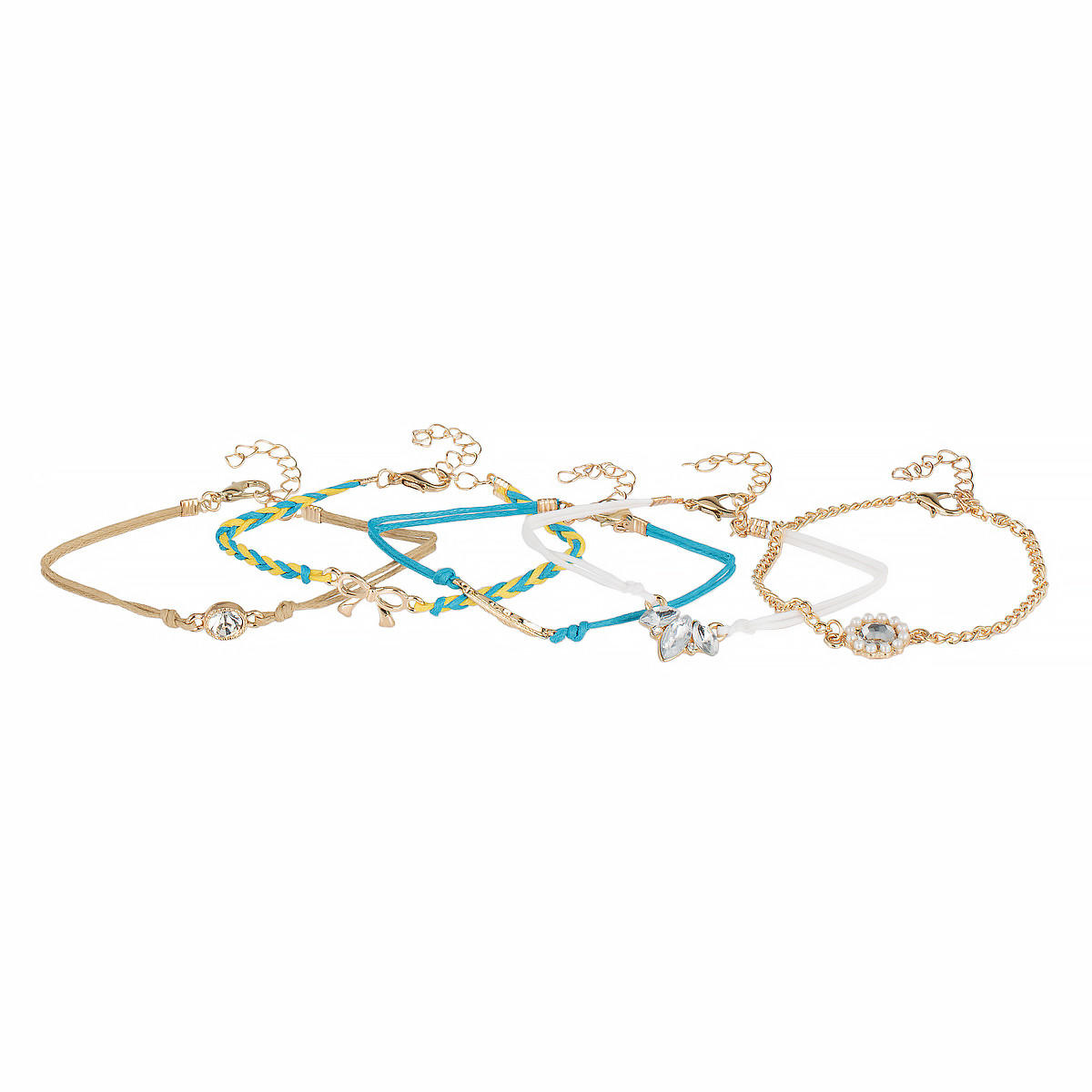 Charm Bracelets- Set of 5-women-watchesandjewellery-jewellery-banglesandbracelets-image-1