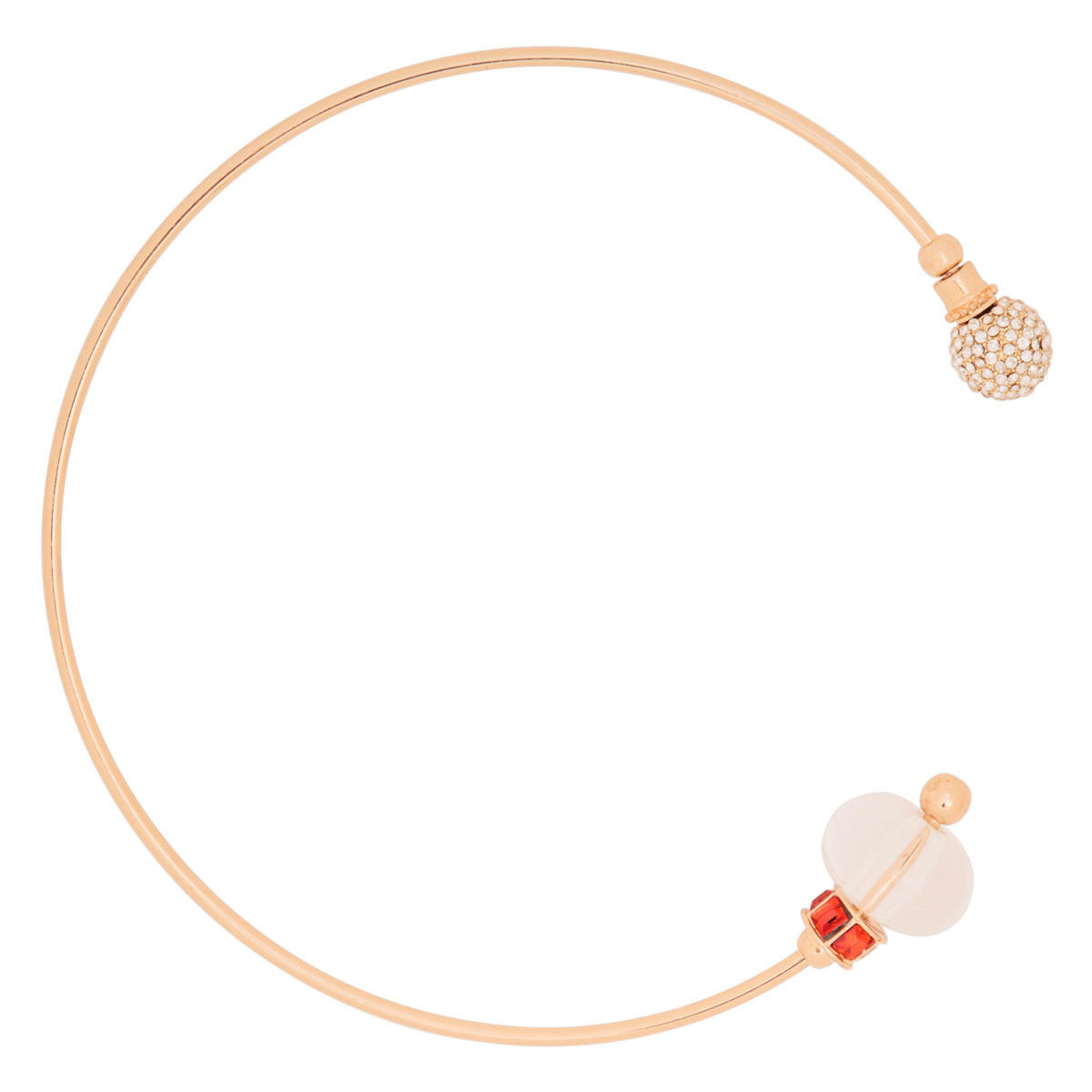 Diamante Encrusted End Choker-women-watchesandjewellery-jewellery-necklacesandpendants-image-1