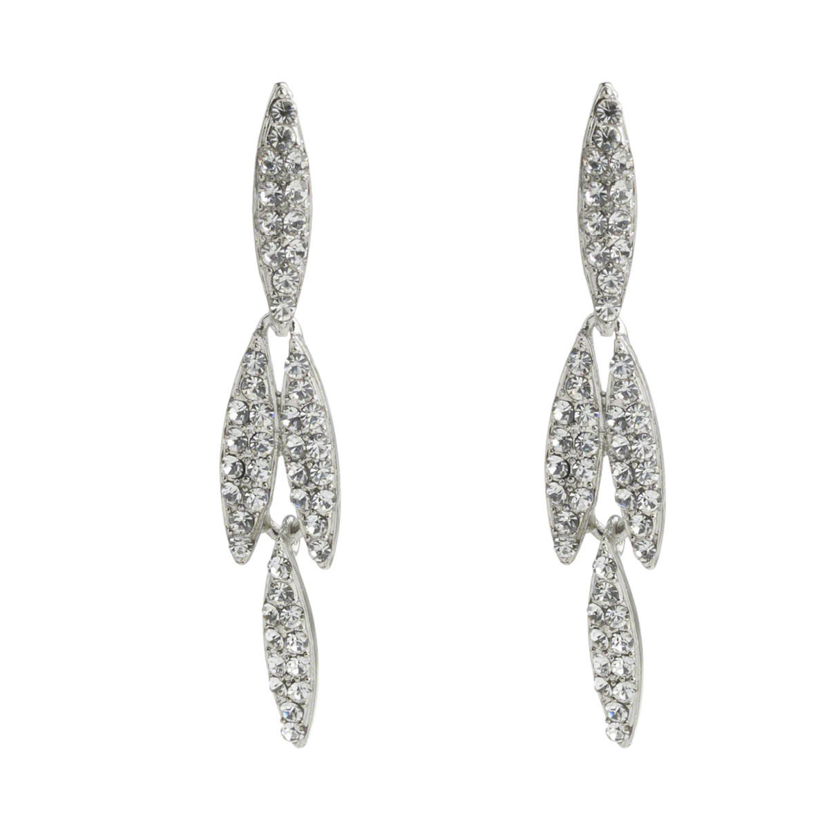 Diamante Embellised Earrings-women-watchesandjewellery-jewellery-earrings-image-1