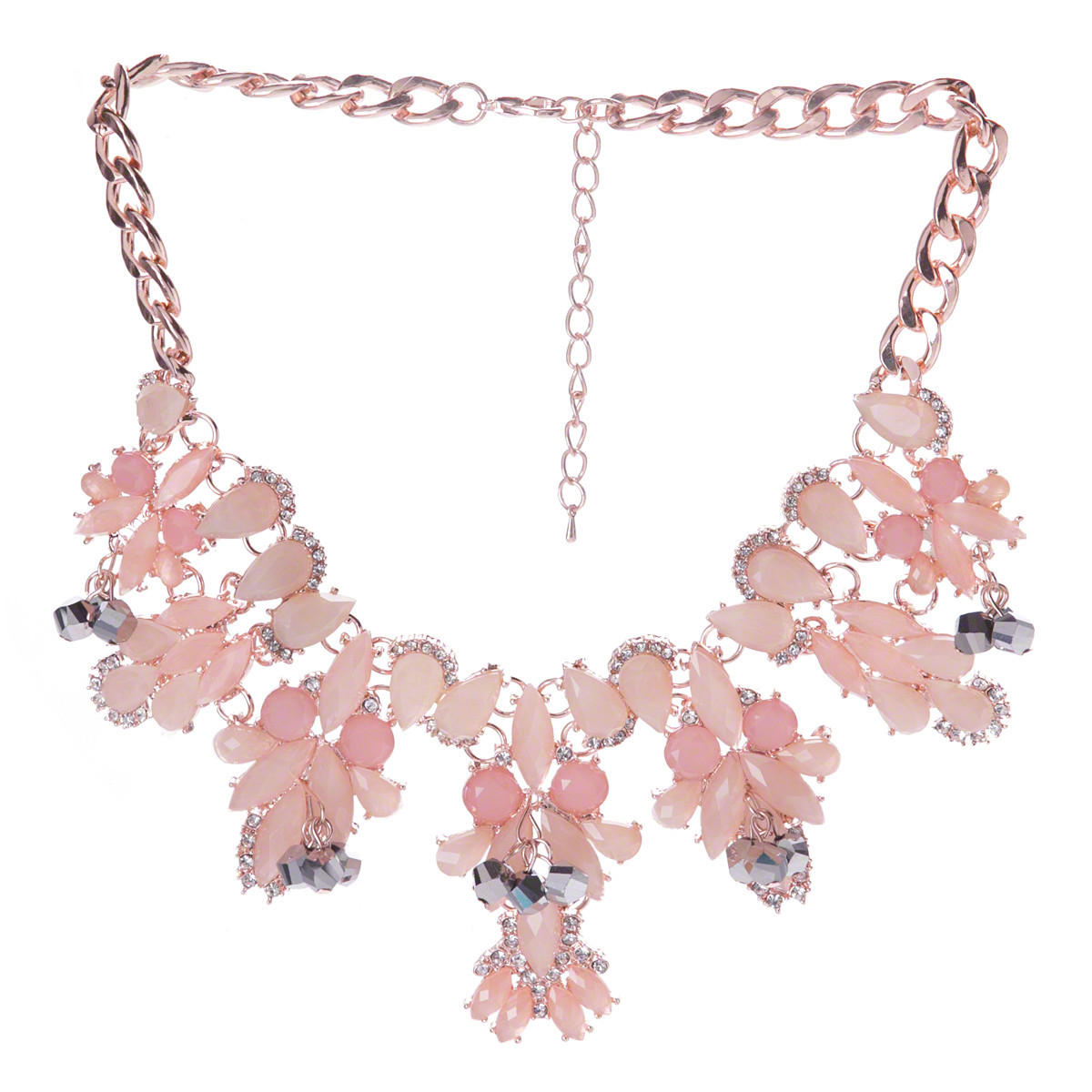 Diamante Studded Necklace-women-watchesandjewellery-jewellery-necklacesandpendants-image-1