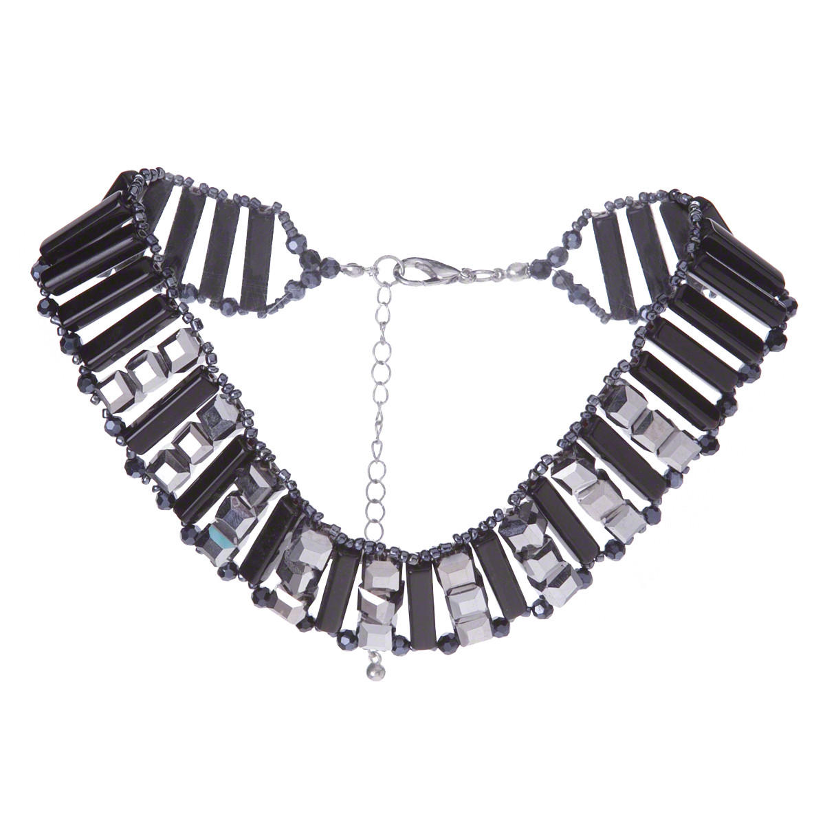 Beaded Choker Necklace-women-watchesandjewellery-jewellery-necklacesandpendants-image-1