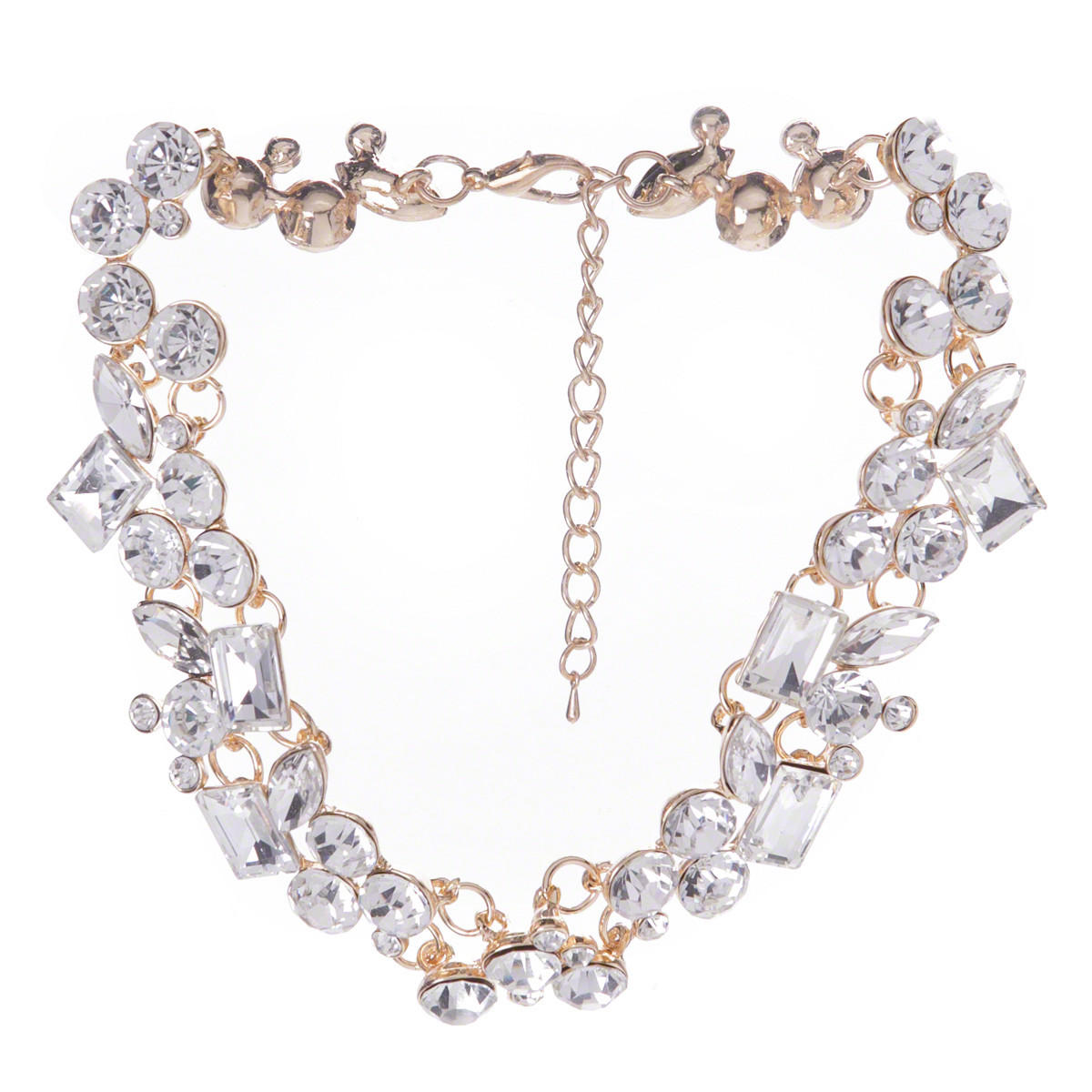 Diamante Studded Necklace-women-watchesandjewellery-jewellery-necklacesandpendants-image-1