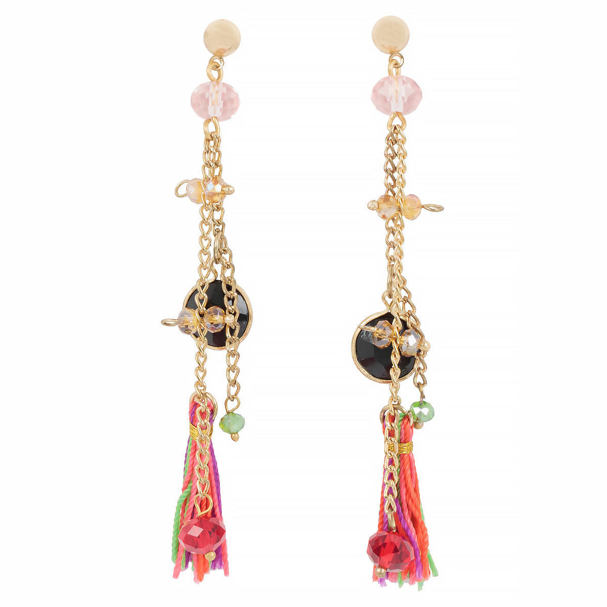 Tassel Chain Earrings-women-watchesandjewellery-jewellery-earrings-image-2
