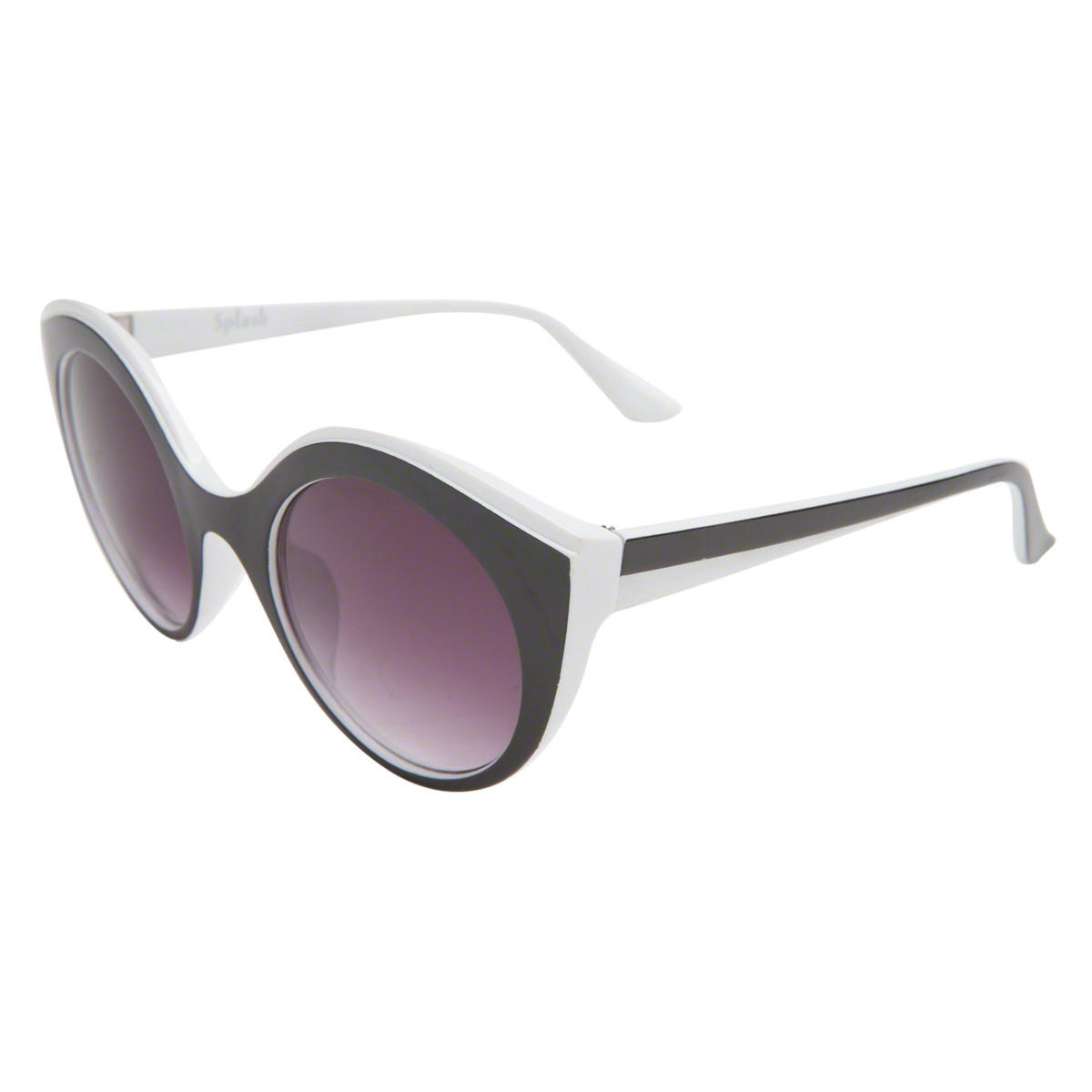 Two Tone Round Sunglasses-women-sunglasses-image-2
