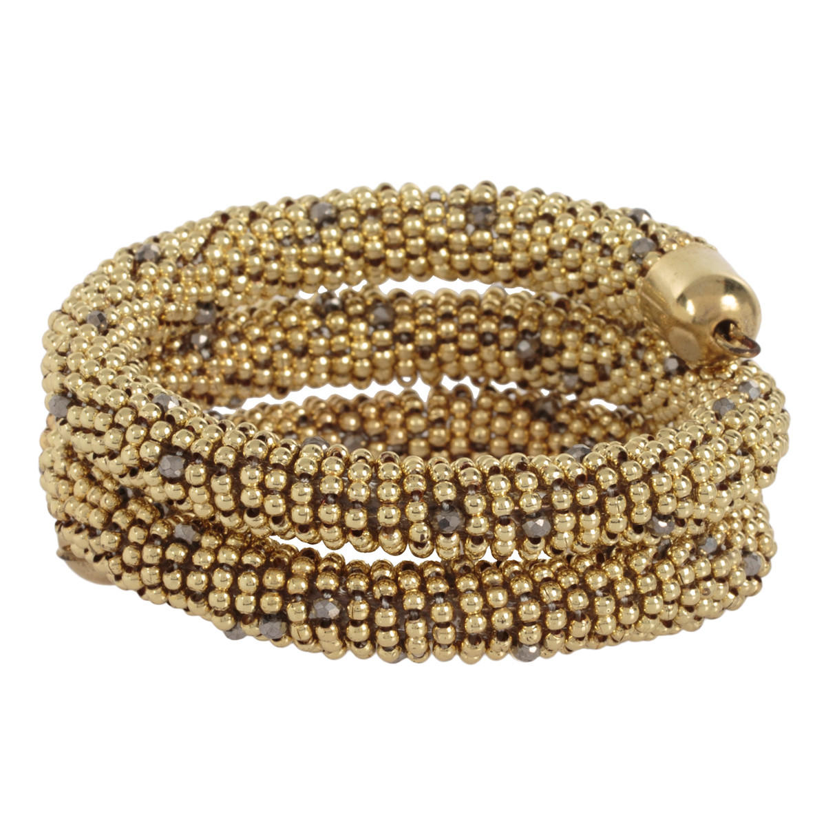 Beaded Spiral Bangle-women-watchesandjewellery-jewellery-banglesandbracelets-image-1