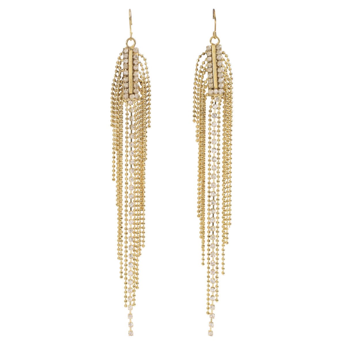 Chain Drop Earrings-women-watchesandjewellery-jewellery-earrings-image-2