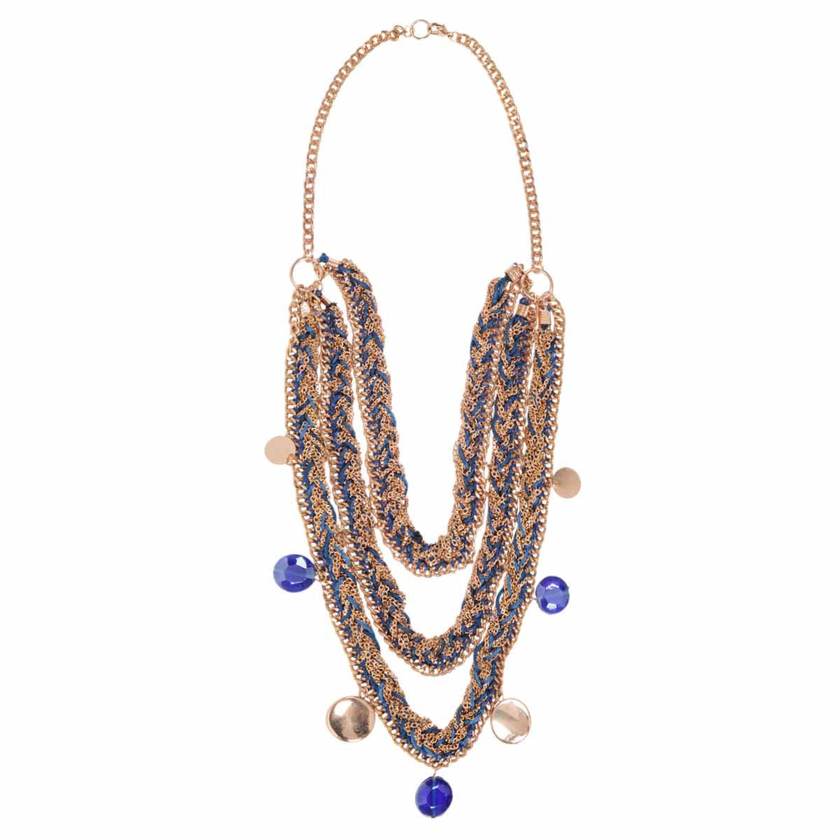 Tiered Chain Necklace-women-watchesandjewellery-jewellery-necklacesandpendants-image-1