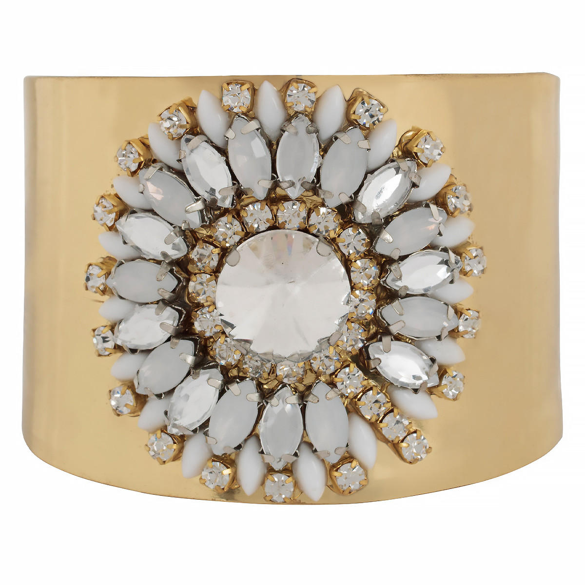 Diamante Encrusted Cuff-women-watchesandjewellery-jewellery-banglesandbracelets-image-1