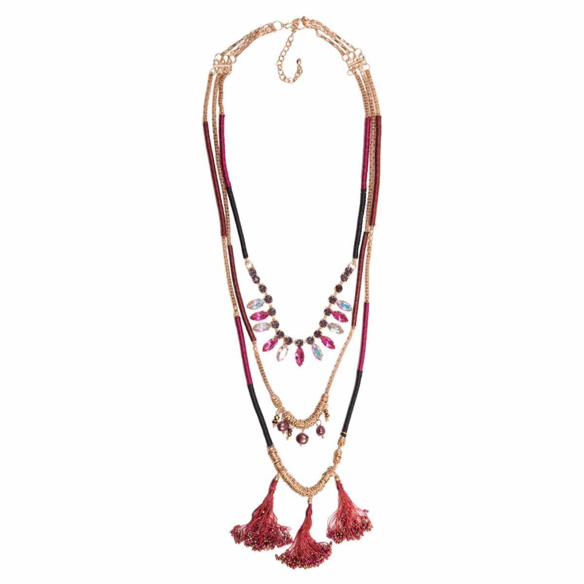 Multilayered Charm Necklace-women-watchesandjewellery-jewellery-necklacesandpendants-image-1