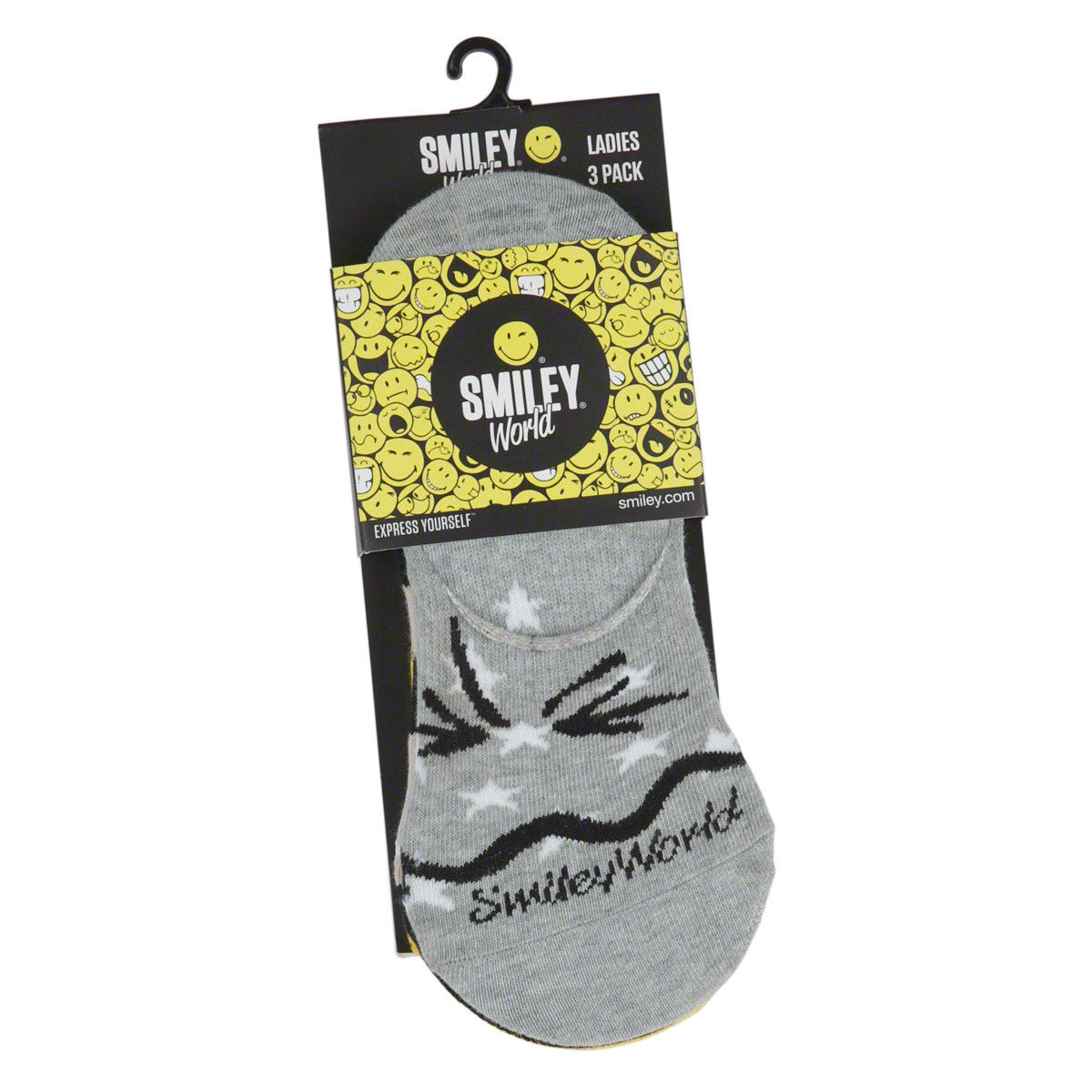 Smiley World Sock Liners- Set of 3-women-socksandstockings-image-1