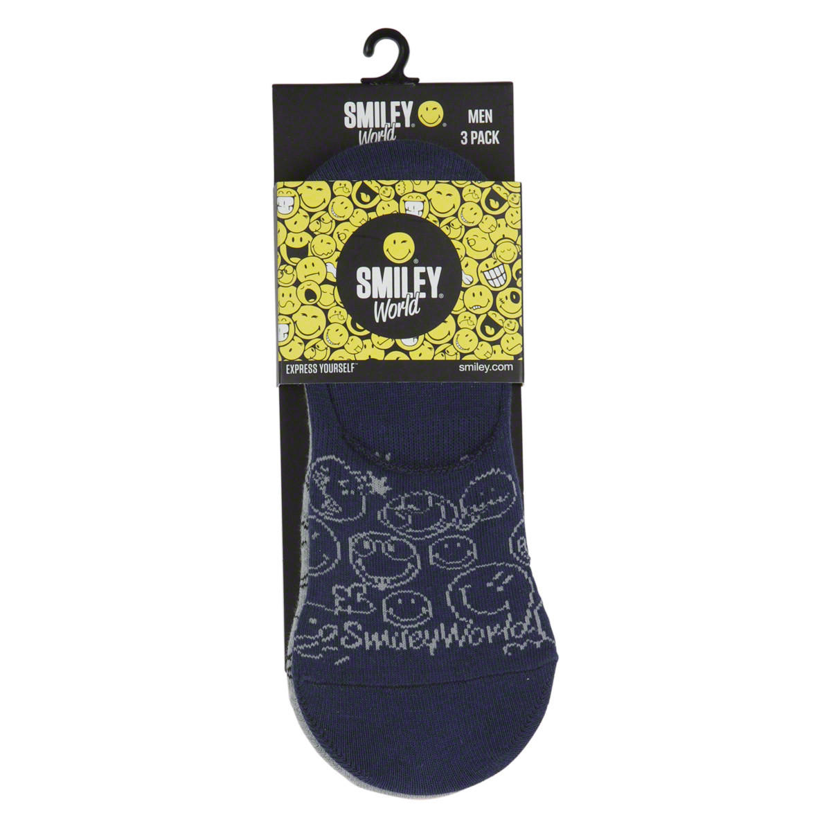 Smiley World Sock Liners- Set of 3-men-socks-image-4