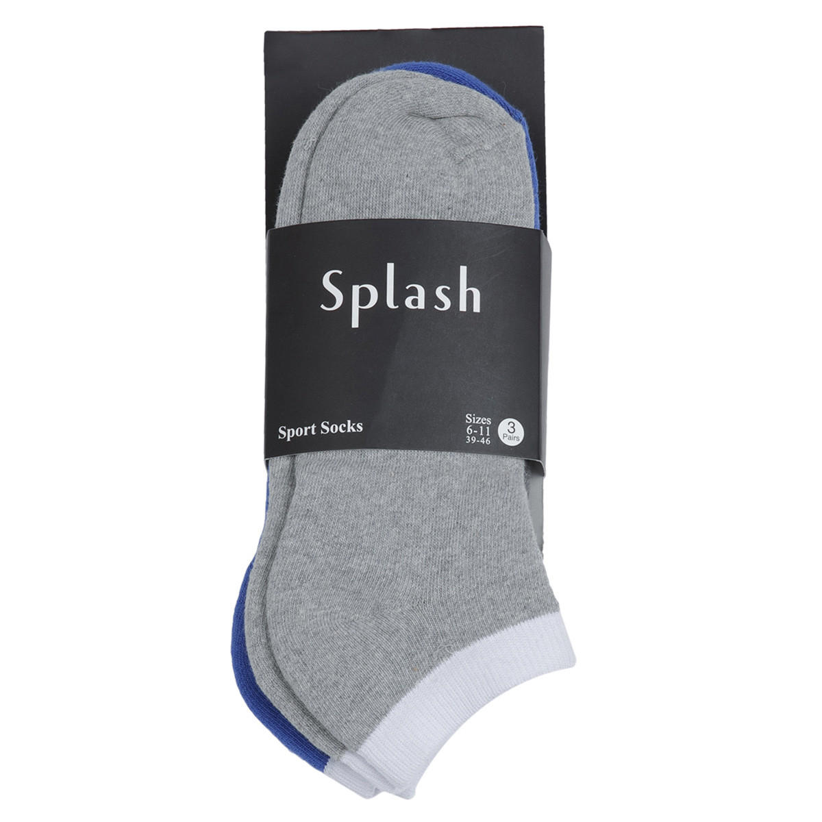 Printed Trainer Socks - Set of 3-men-socks-image-1
