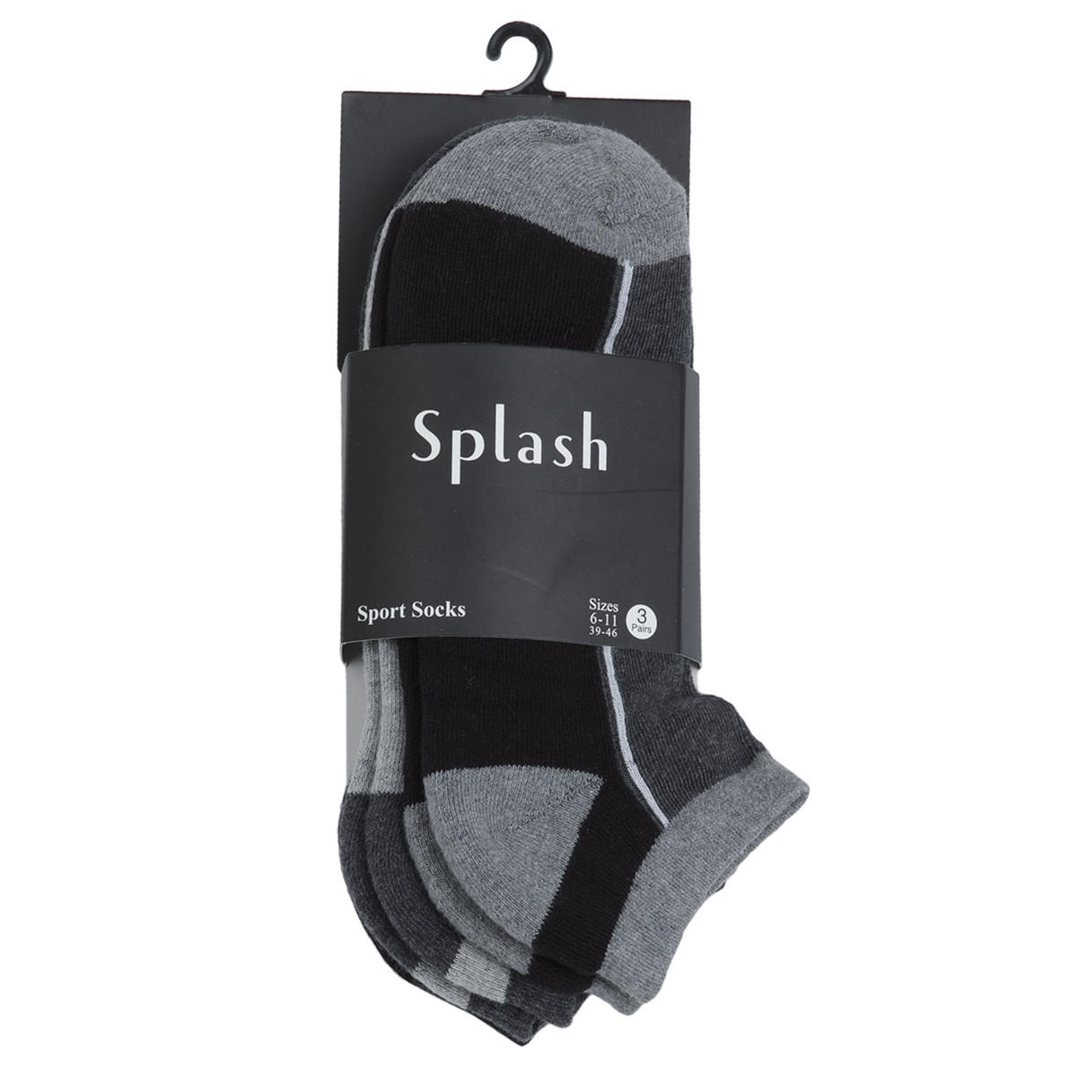Printed Trainer Socks - Set of 3-men-socks-image-1