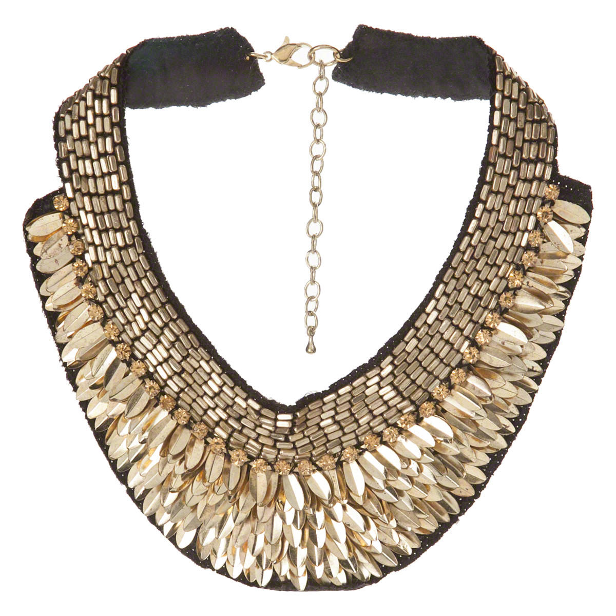 Beaded Bib Necklace-women-watchesandjewellery-jewellery-necklacesandpendants-image-1