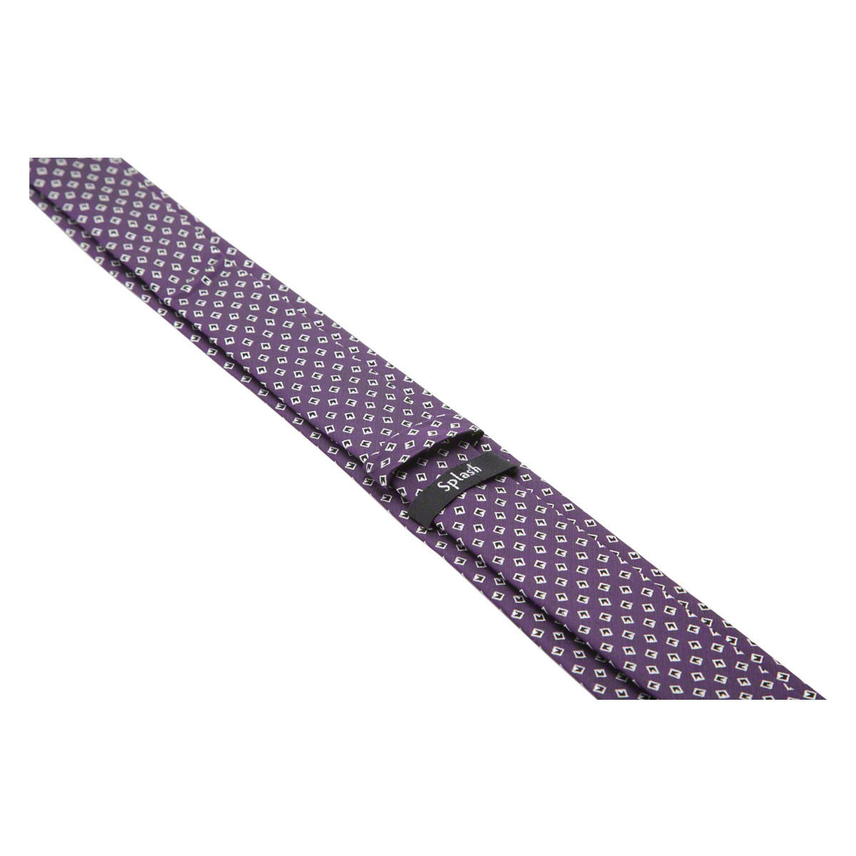 Geometric Printed Slim Tie-men-tiesandcufflinks-pocketsquares-image-1