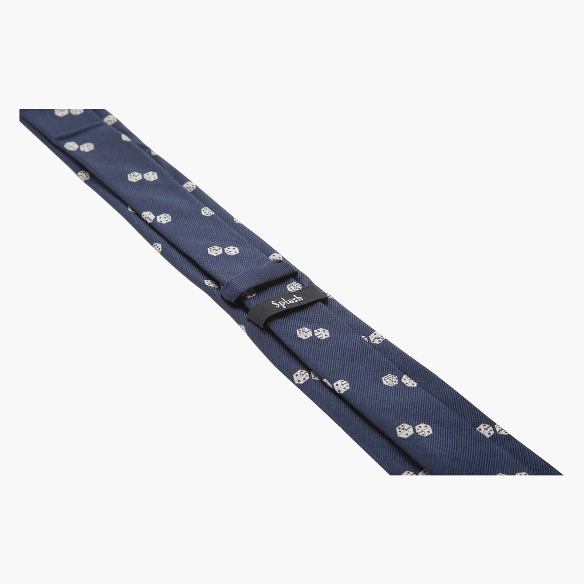 Dice Patterned Slim Tie-men-tiesandcufflinks-pocketsquares-image-2