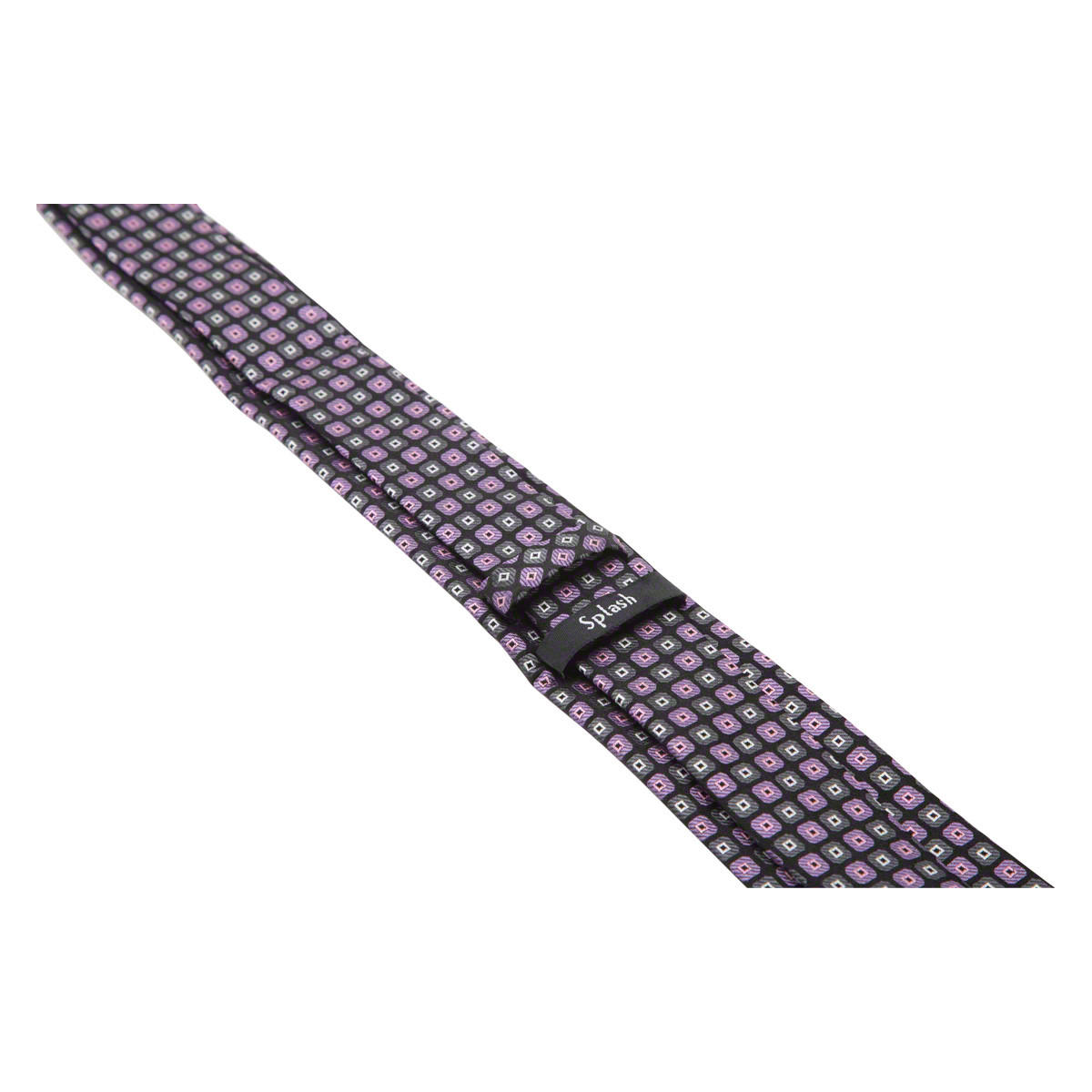 Geometric Patterned Slim Tie-men-tiesandcufflinks-pocketsquares-image-1