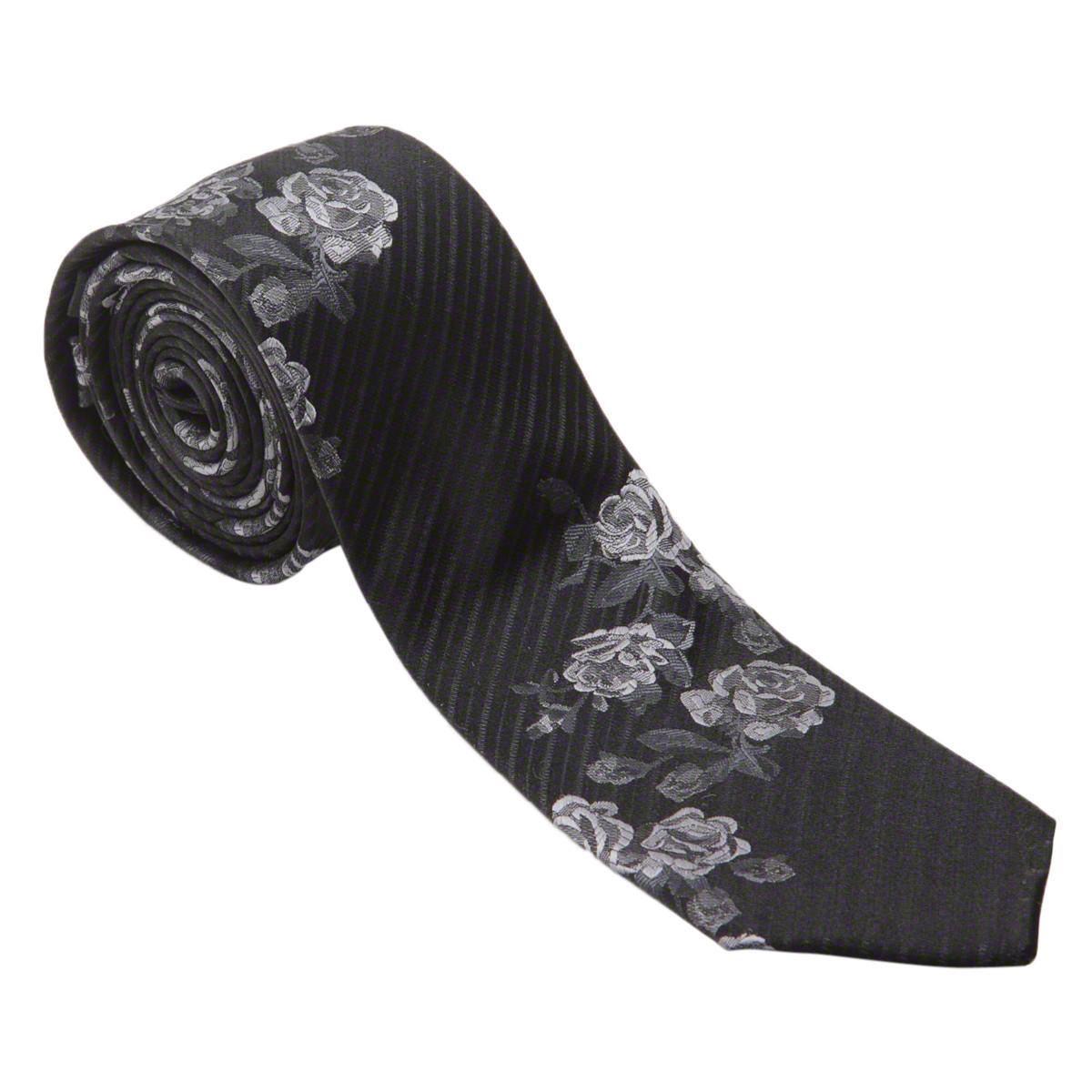 Floral Patterned Slim Tie-men-tiesandcufflinks-pocketsquares-image-1
