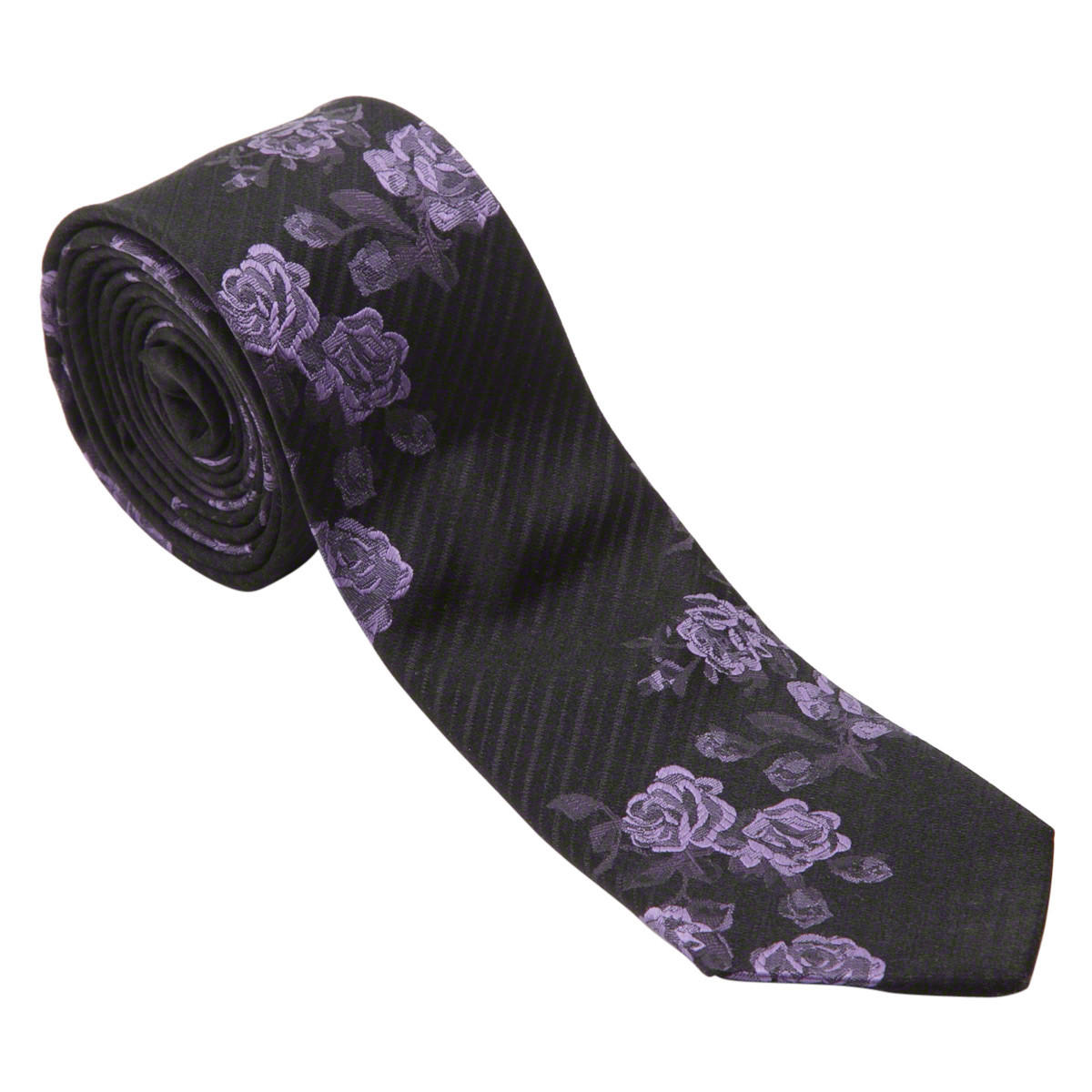 Floral Patterned Slim Tie-men-tiesandcufflinks-pocketsquares-image-1
