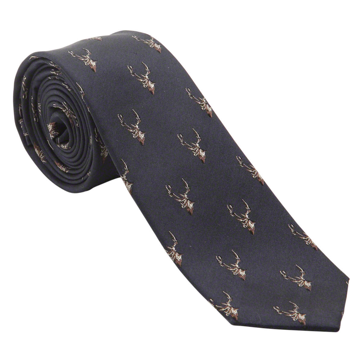 Reindeer Patterned Slim Tie-men-tiesandcufflinks-pocketsquares-image-2