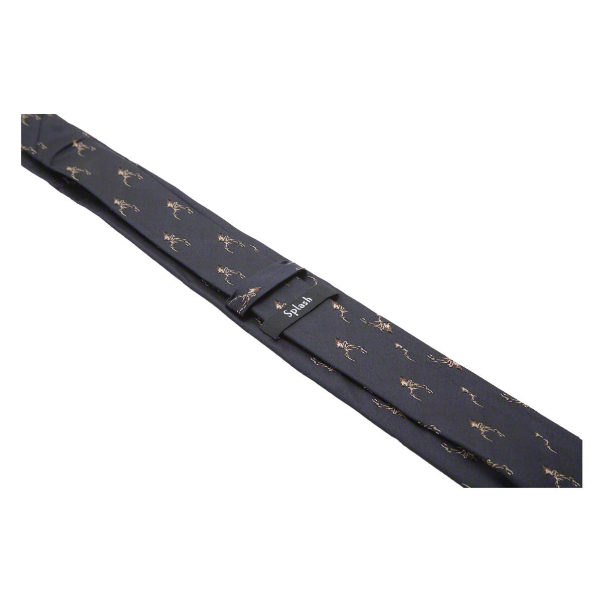 Reindeer Patterned Slim Tie-men-tiesandcufflinks-pocketsquares-image-1