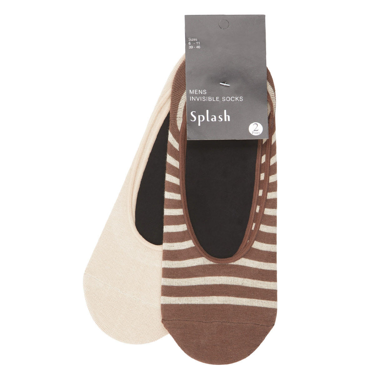 Invisible Socks - Pack of 2-men-socks-image-1