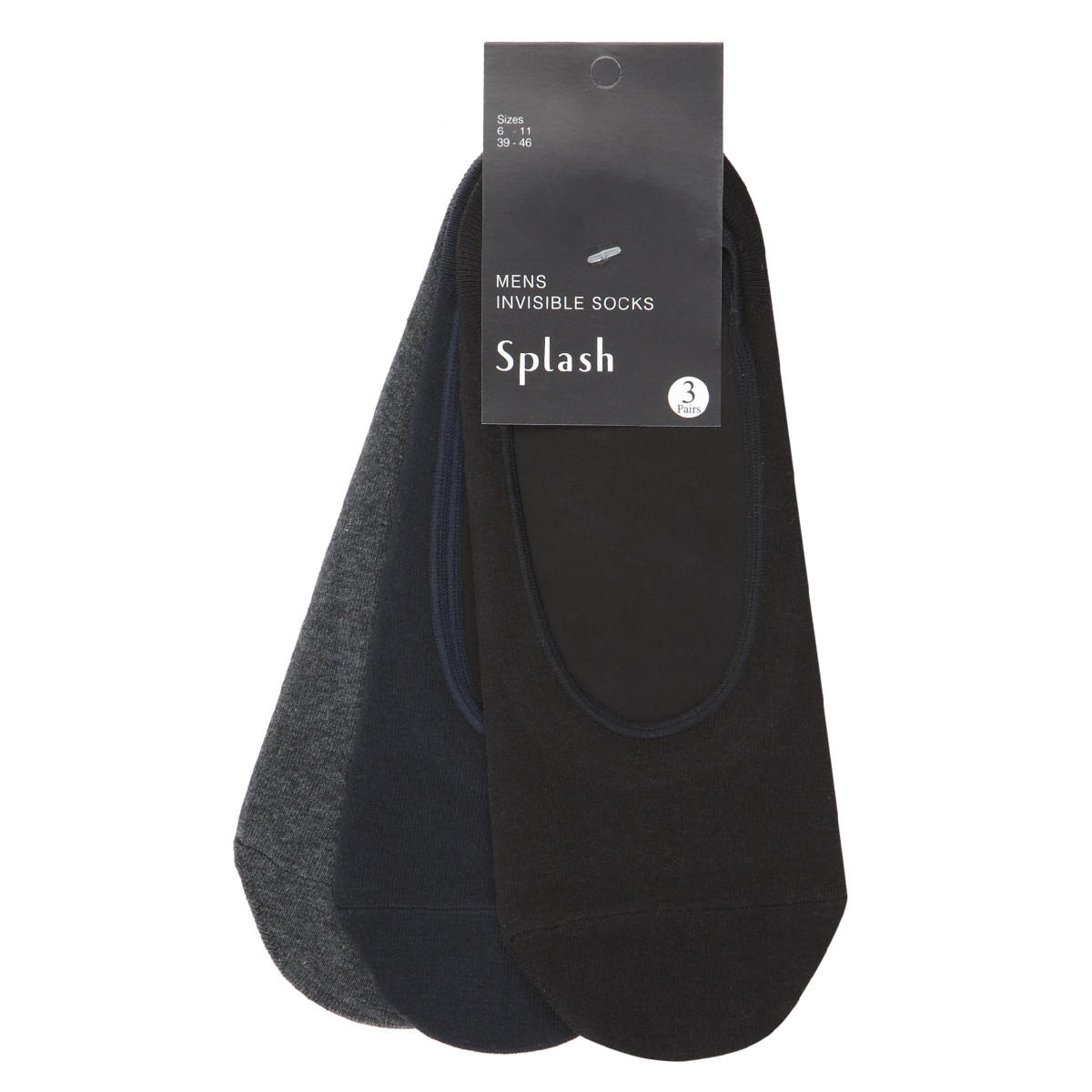 Invisible Socks - Pack of 3-men-socks-image-1
