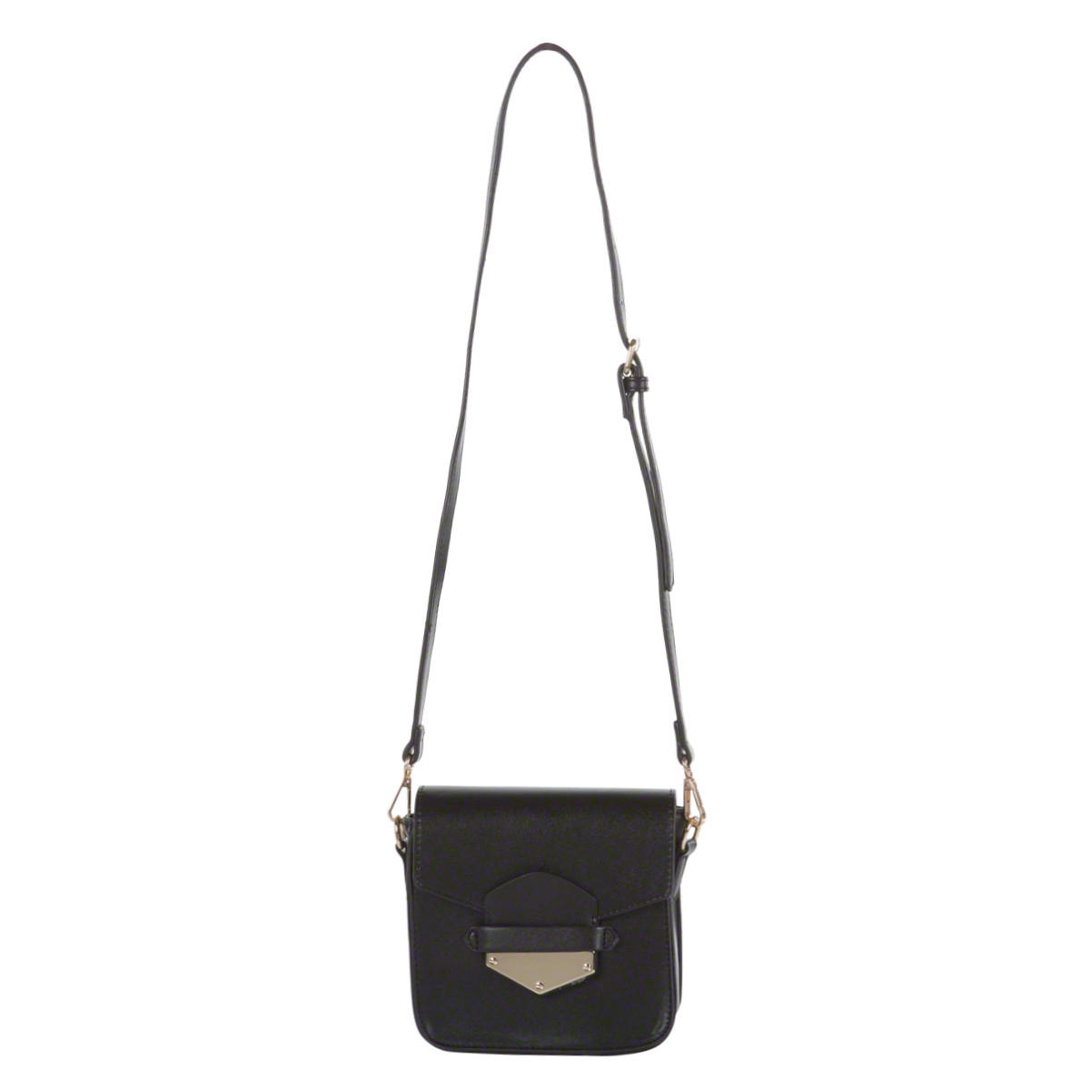 Metal Flap Satchel Bag-women-bagsandwallets-handbags-image-1