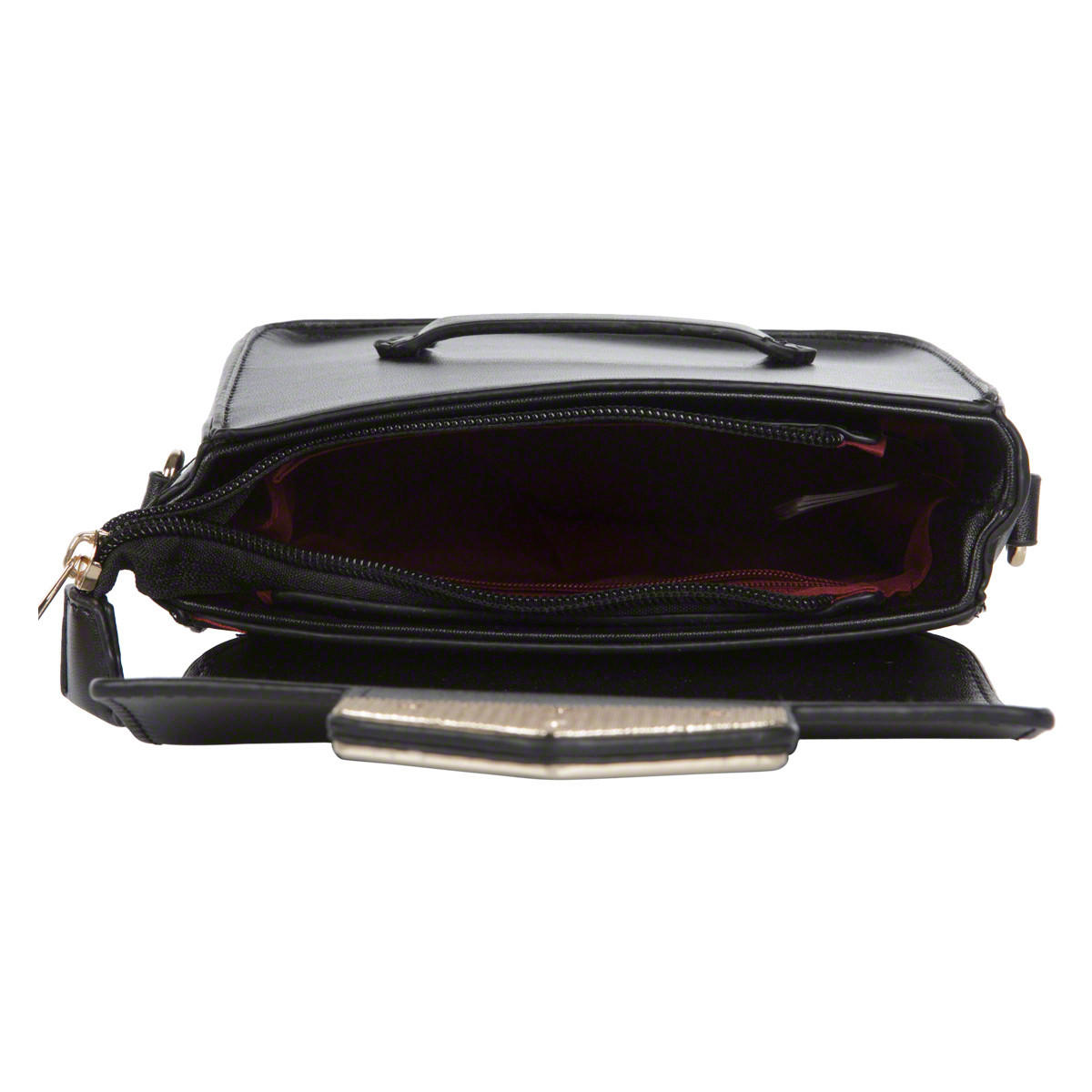 Metal Flap Satchel Bag-women-bagsandwallets-handbags-image-5