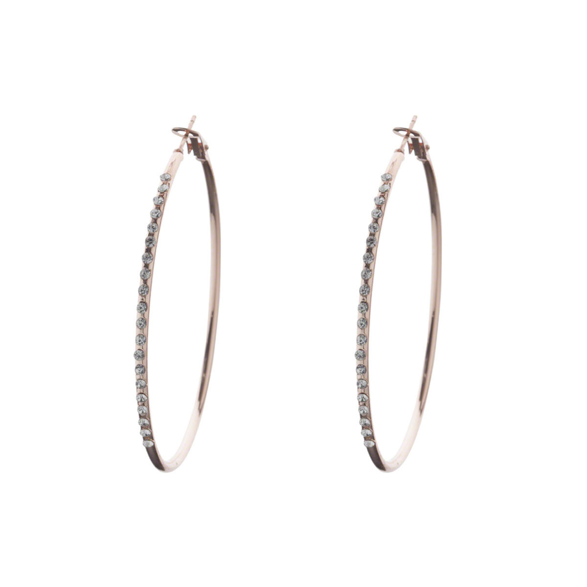Embellished Hoop Earrings-women-watchesandjewellery-jewellery-earrings-image-1
