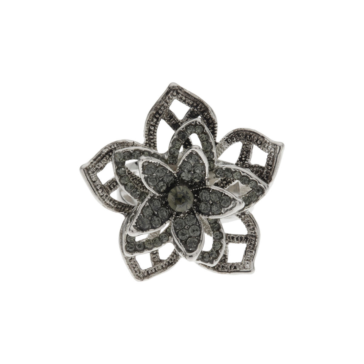 Flower Studded Finger Ring-women-watchesandjewellery-jewellery-rings-image-1