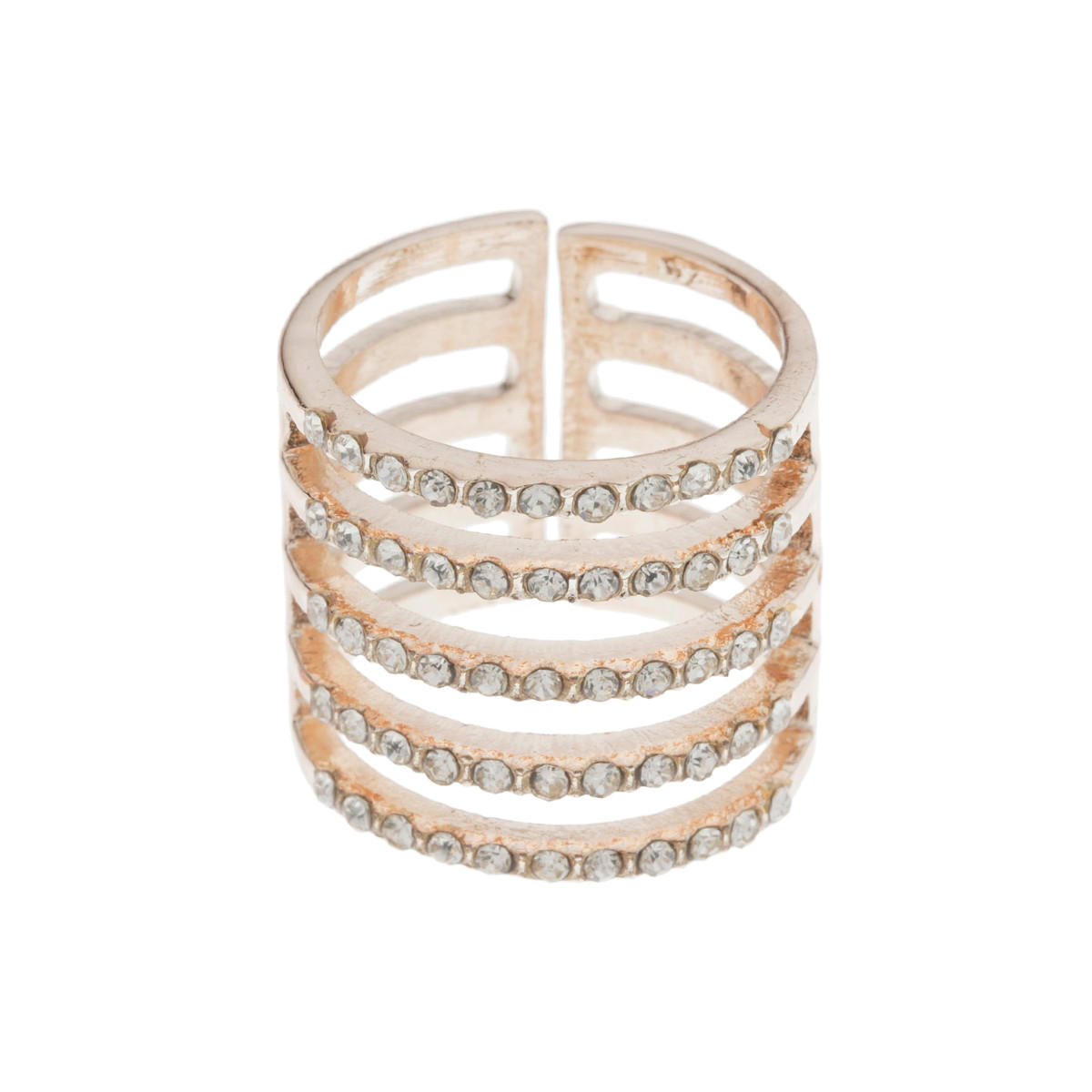 Multi-layered Cuff Pave Finger Ring-women-watchesandjewellery-jewellery-rings-image-1