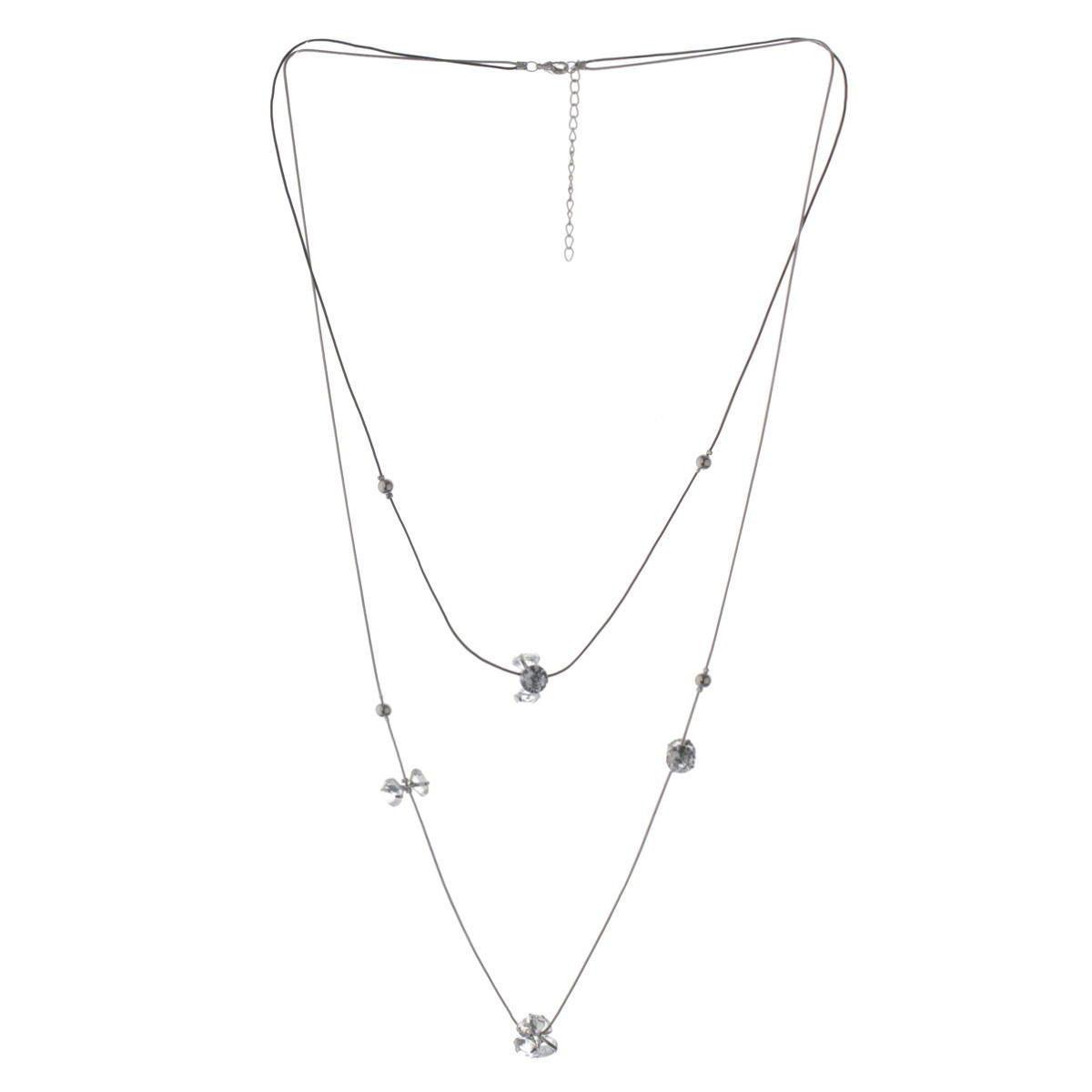 Double Chain Necklace-women-watchesandjewellery-jewellery-necklacesandpendants-image-1