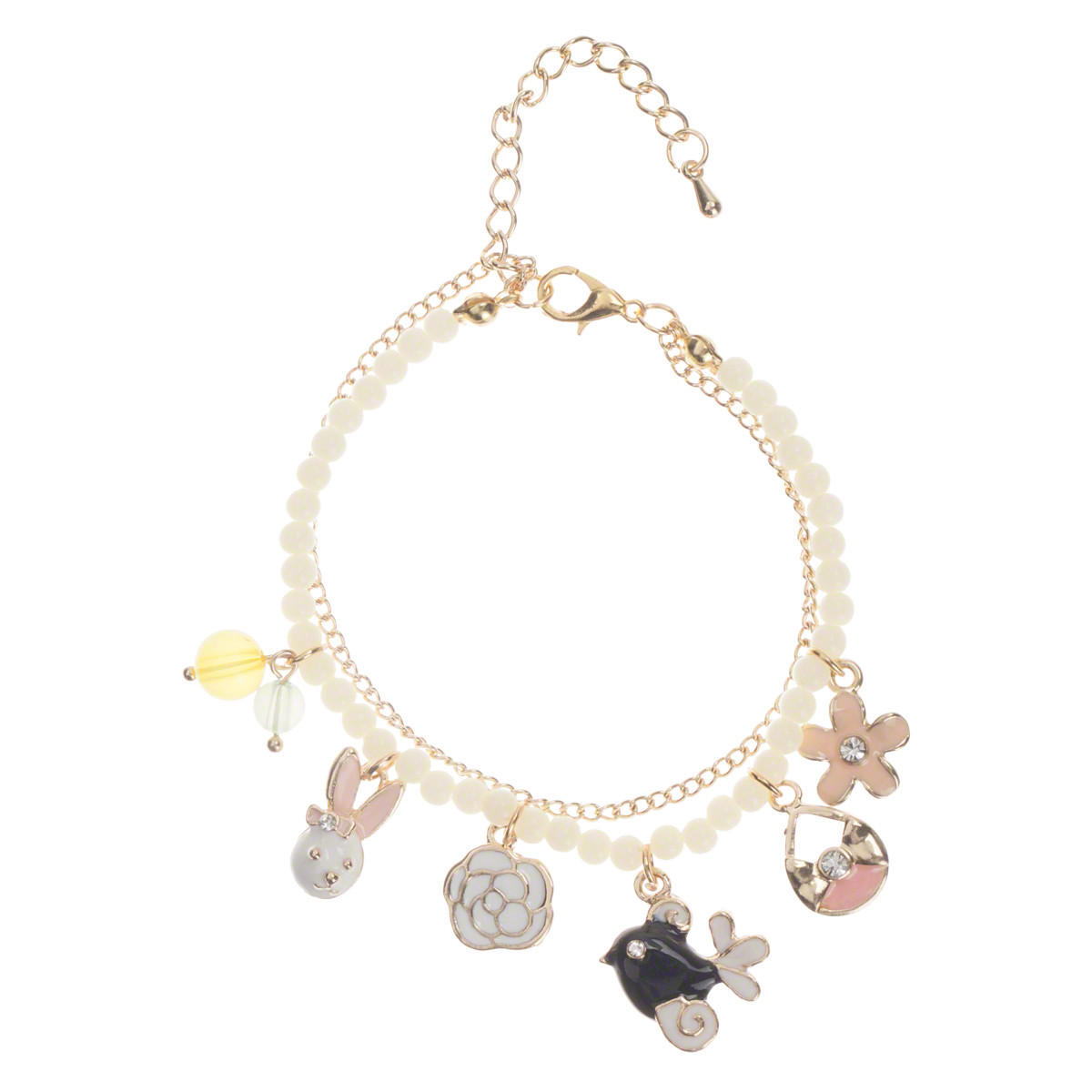 Twin-layered Dangler Bracelet-women-watchesandjewellery-jewellery-banglesandbracelets-image-1