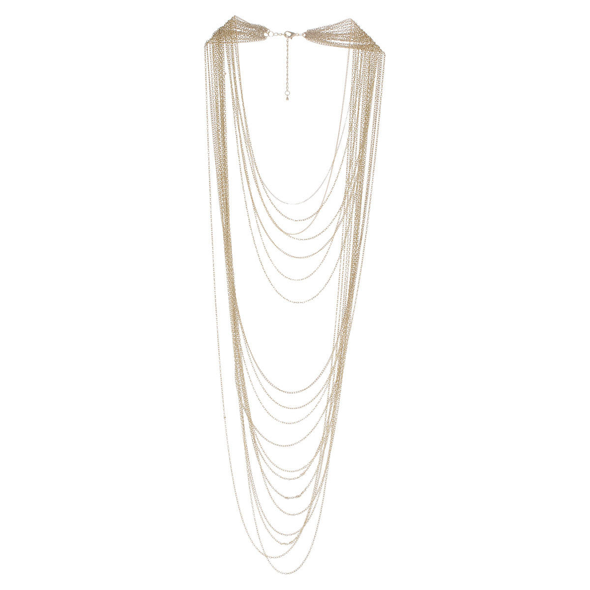 Metallic Multi-layered Necklace-women-watchesandjewellery-jewellery-necklacesandpendants-image-1