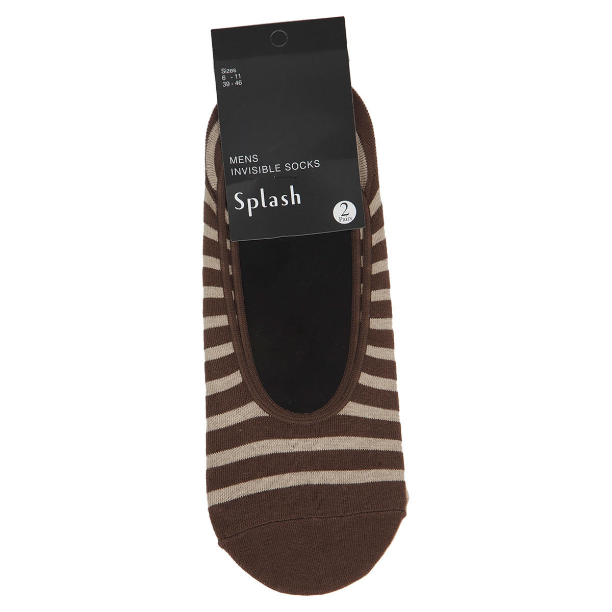 Printed No-show Socks - Set of 2-men-socks-image-2