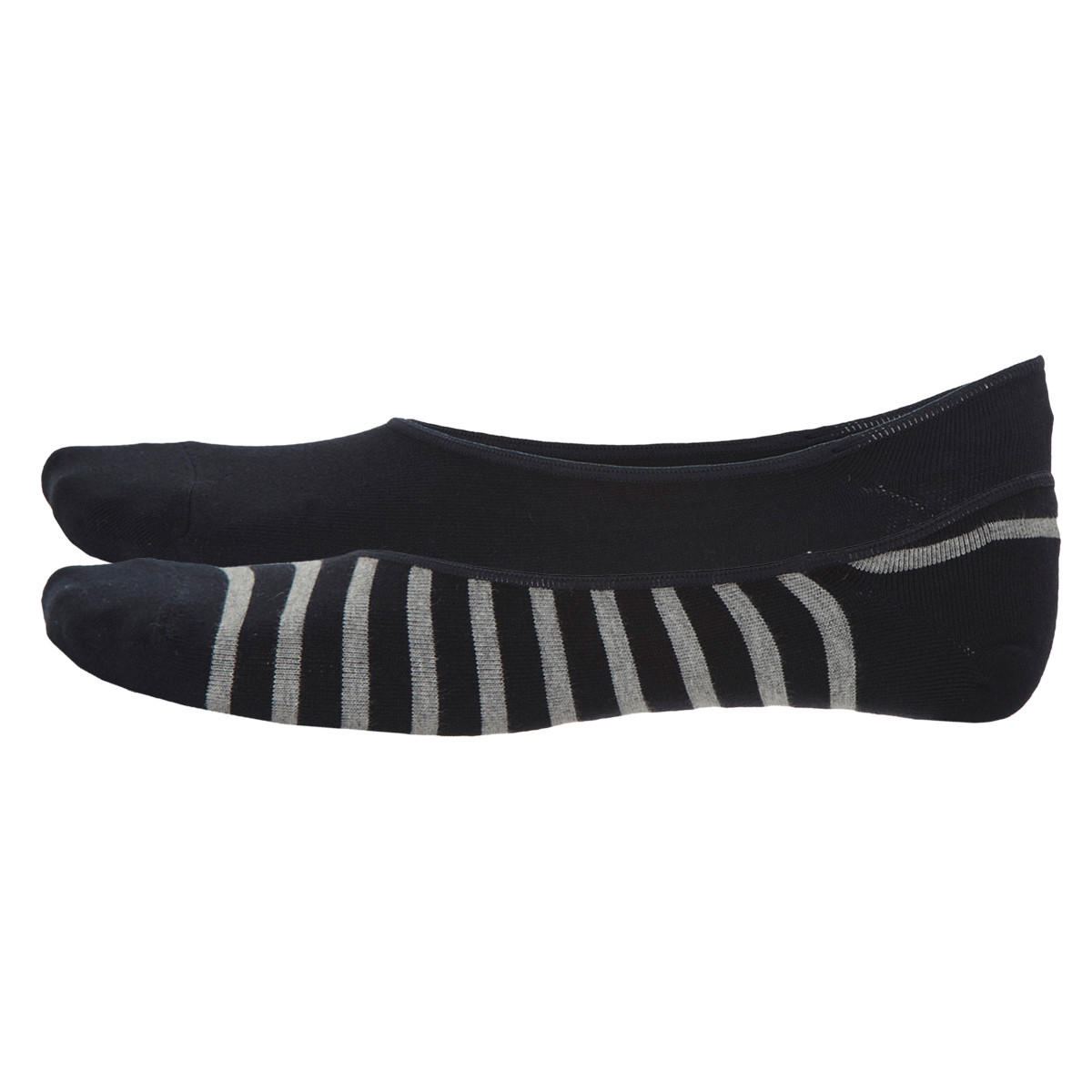 Printed No-show Socks - Set of 2-men-socks-image-1