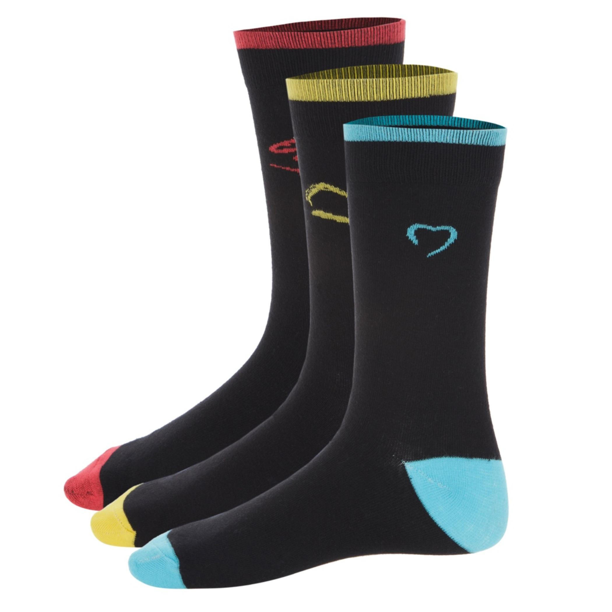Being Human Printed Socks - Set of 3-men-socks-image-2