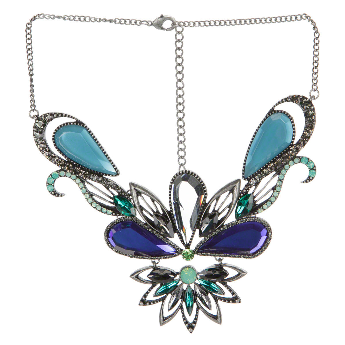 Studded Short Necklace-women-watchesandjewellery-jewellery-necklacesandpendants-image-1